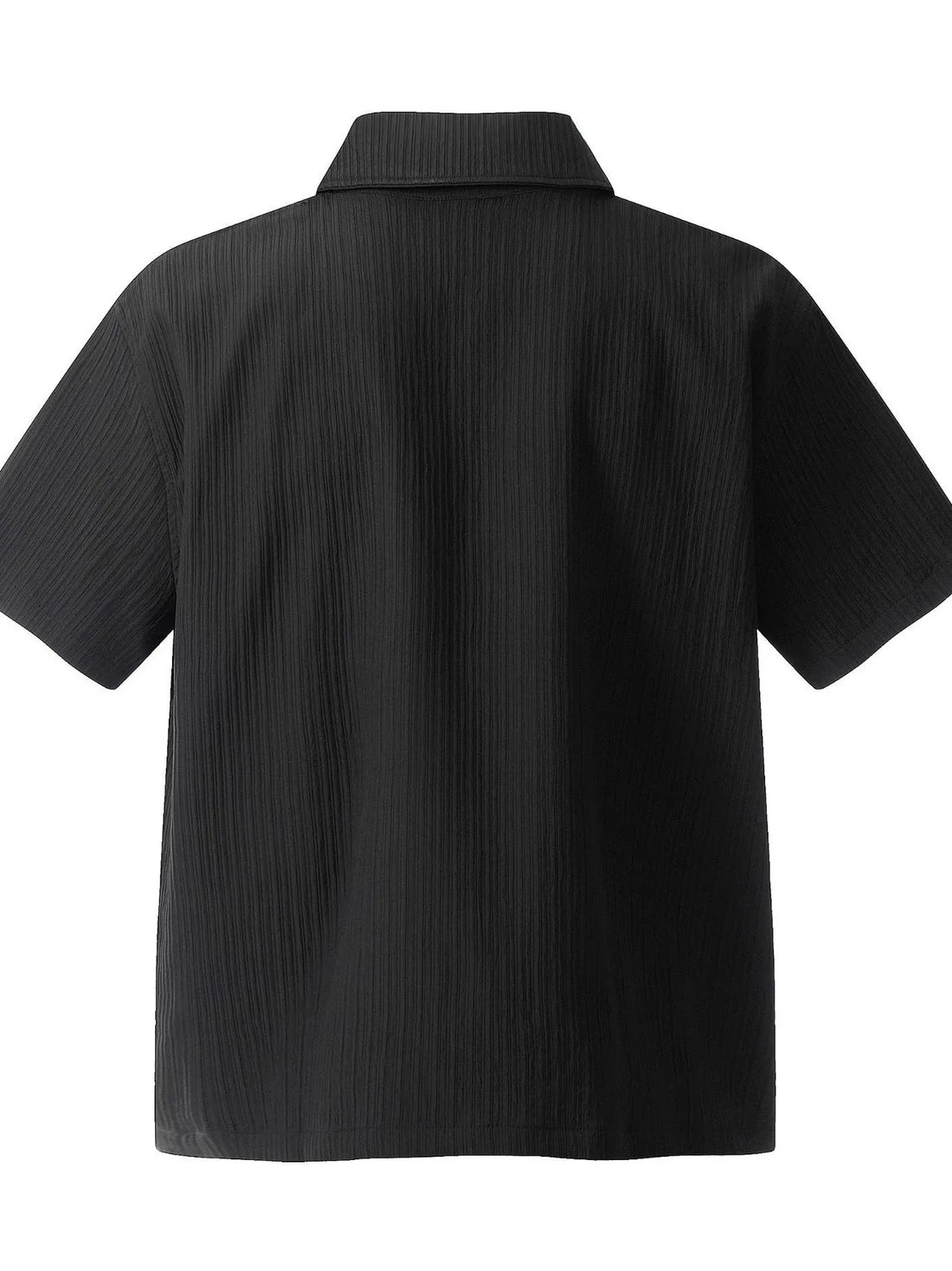 Men's Zip UP Short Sleeve Shirt - Lookzlike