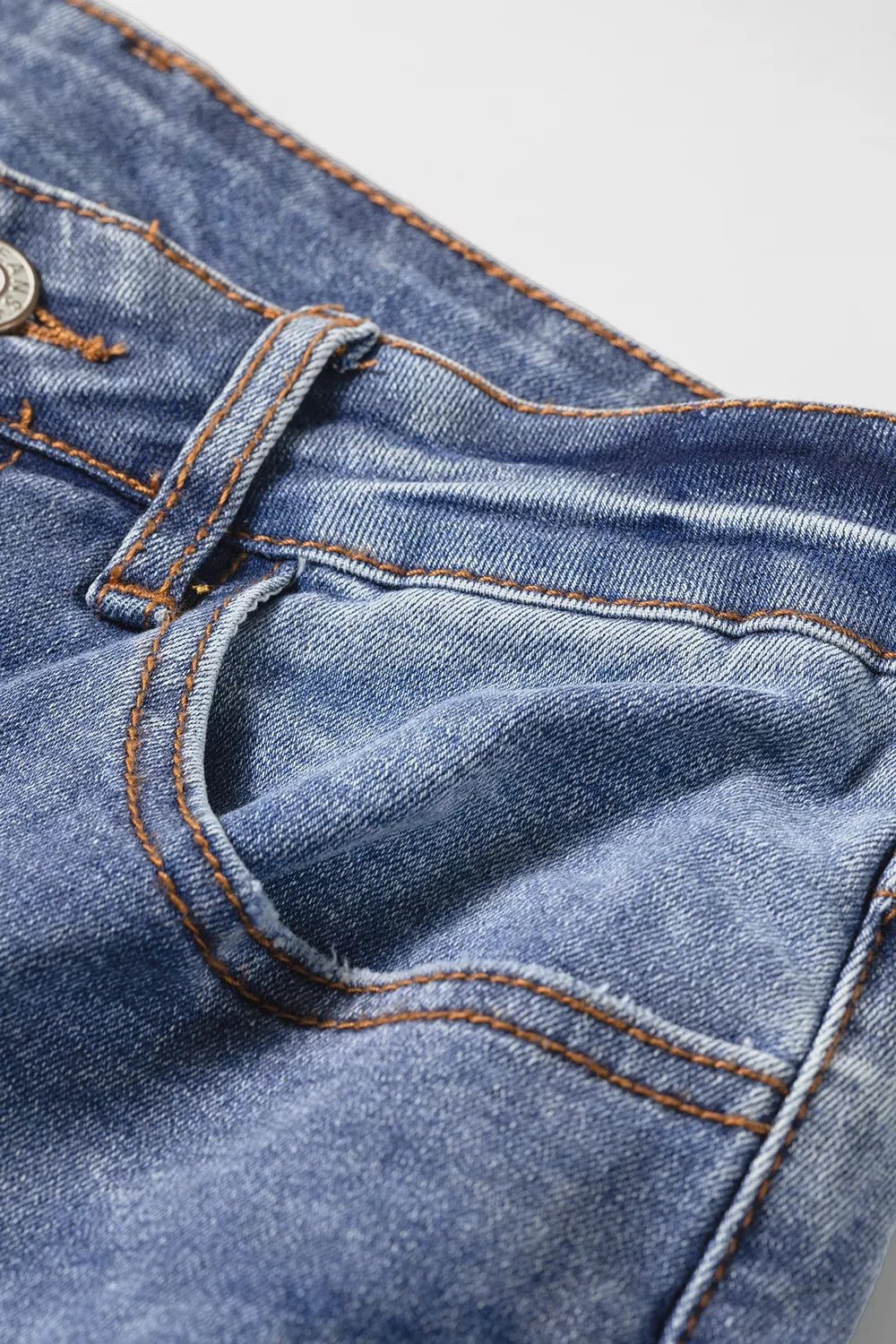 Embroidered Flare Leg Jeans designed for comfort and style at Lookzlike