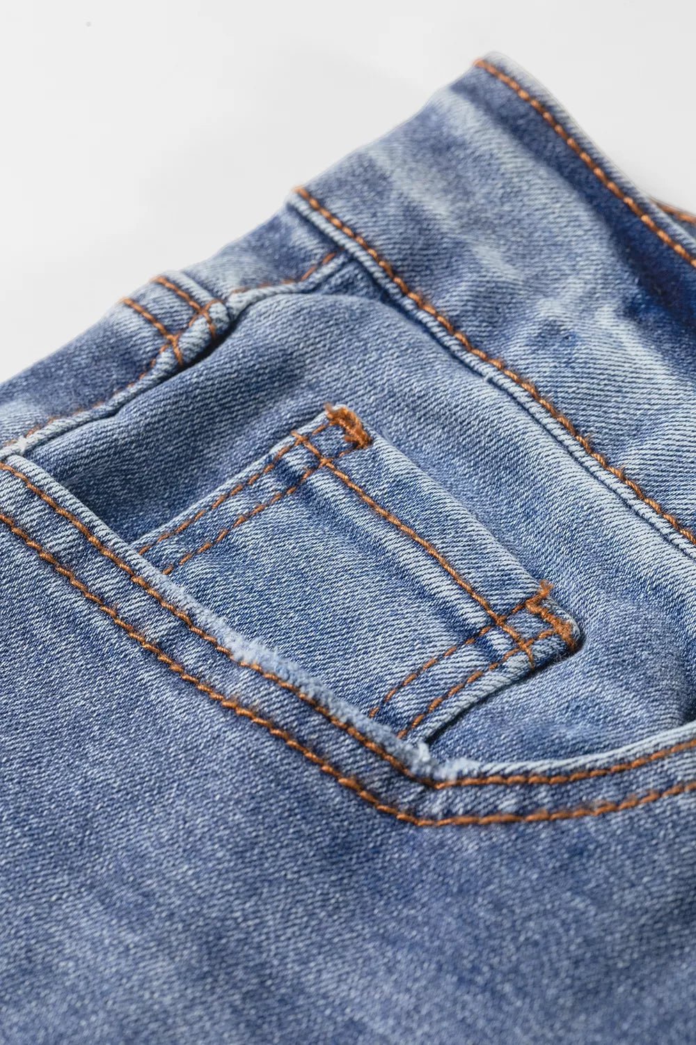Embroidered Flare Leg Jeans designed for comfort and style at Lookzlike