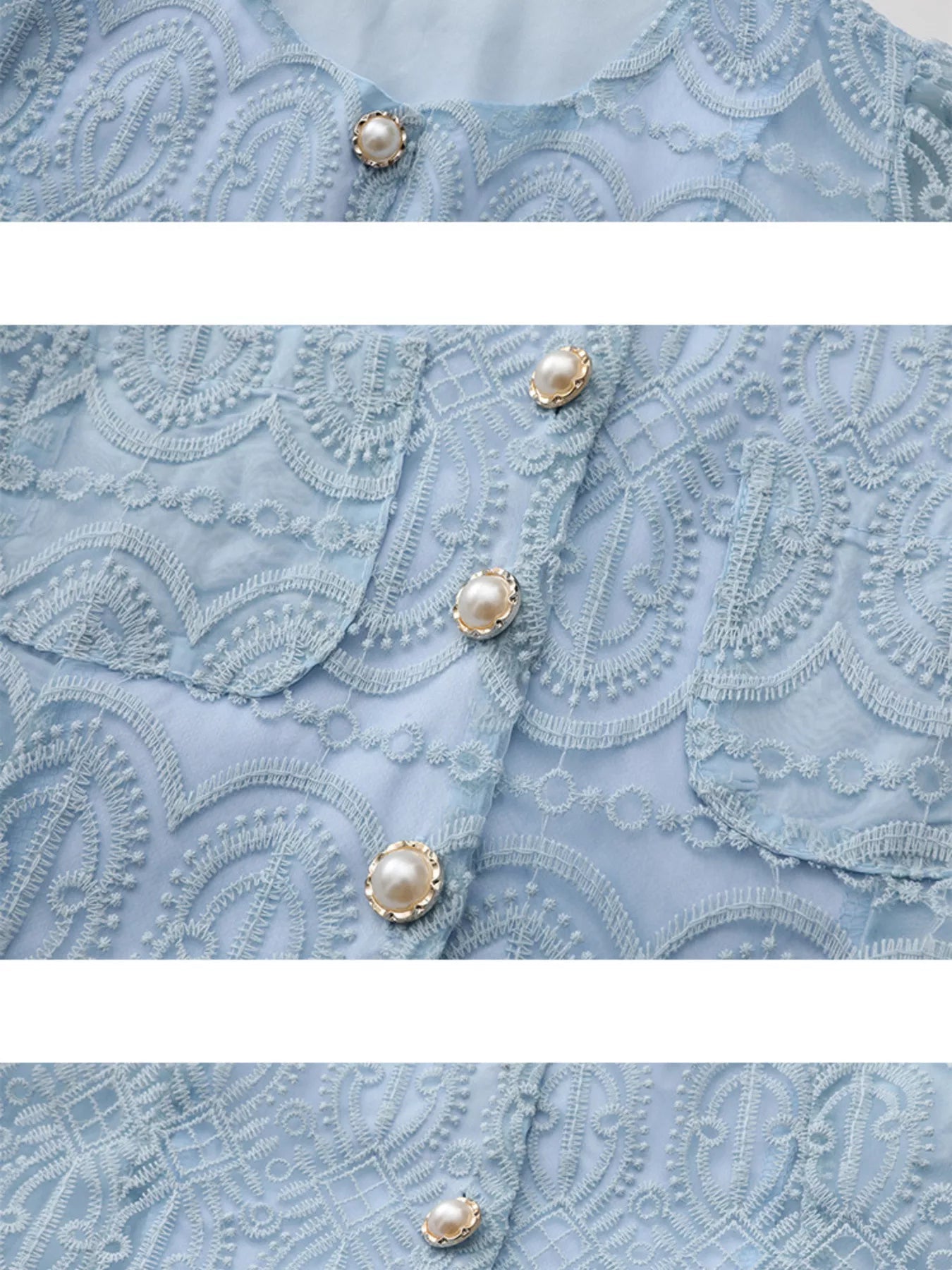 Embroidered Long Sleeve Top and Skirt Set designed for comfort and style at Lookzlike