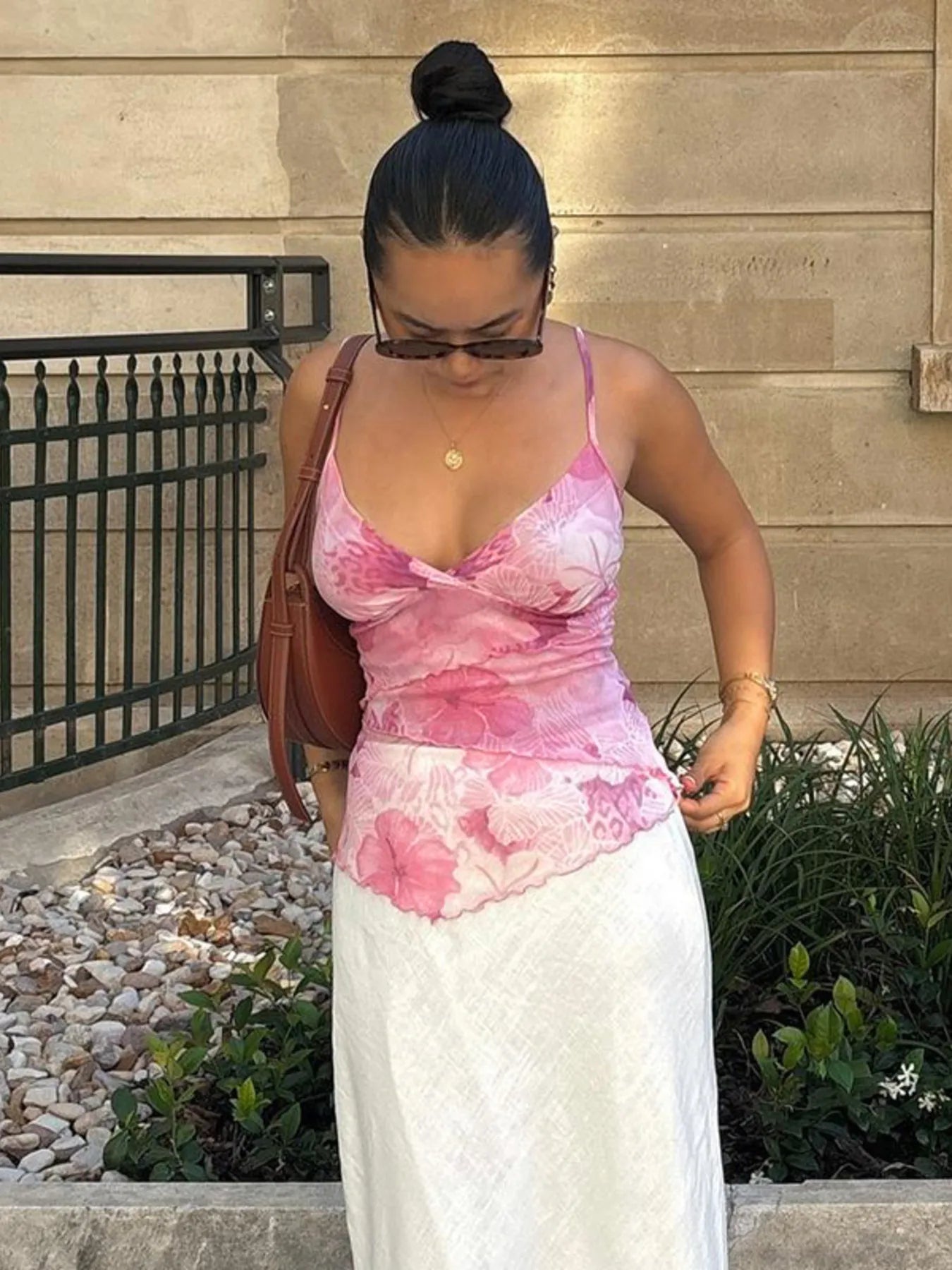 Floral Print Cami Top - Lookzlike