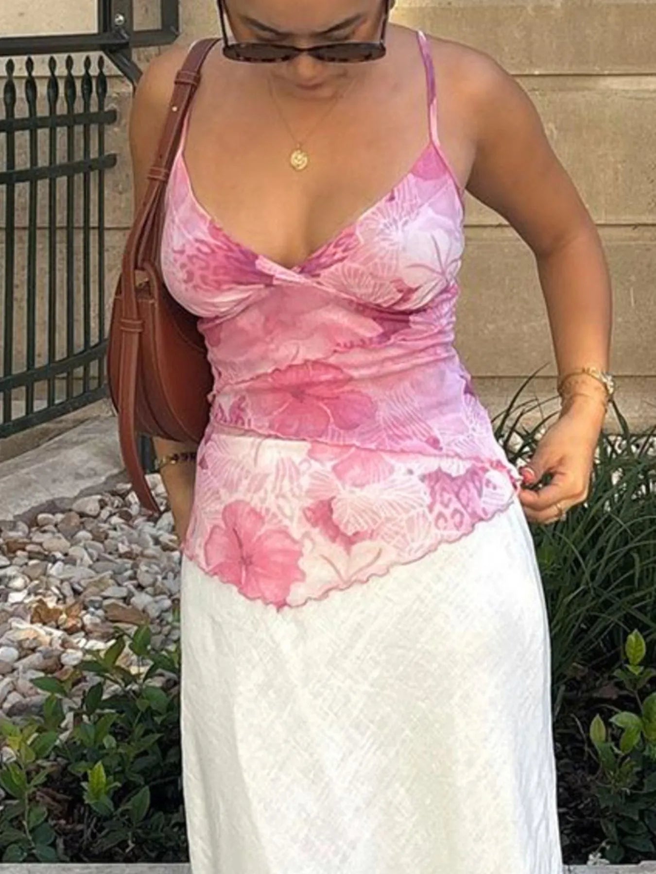 Floral Print Cami Top - Lookzlike