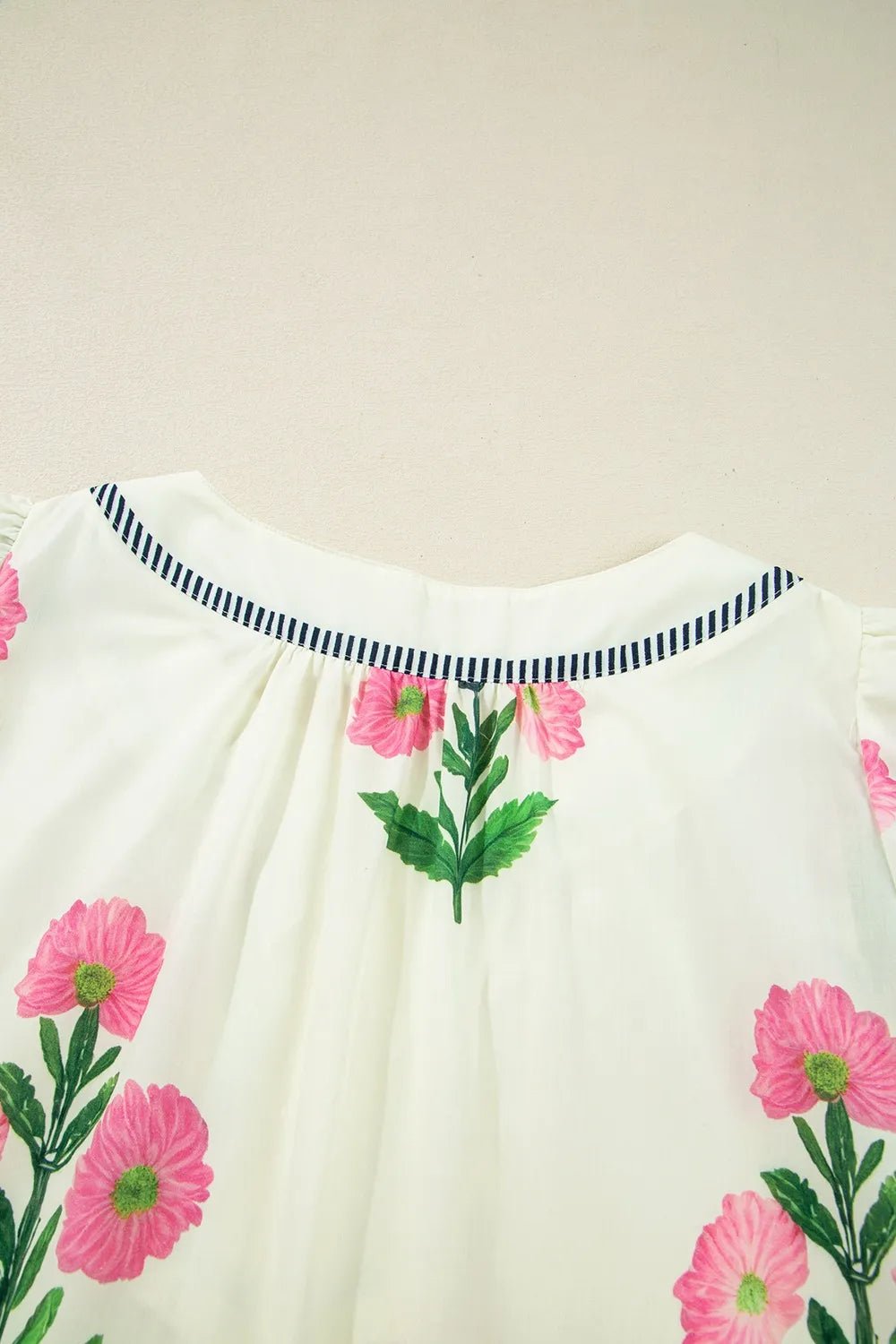 Floral Print Flutter Sleeve Summer Mini Dress - Lookzlike