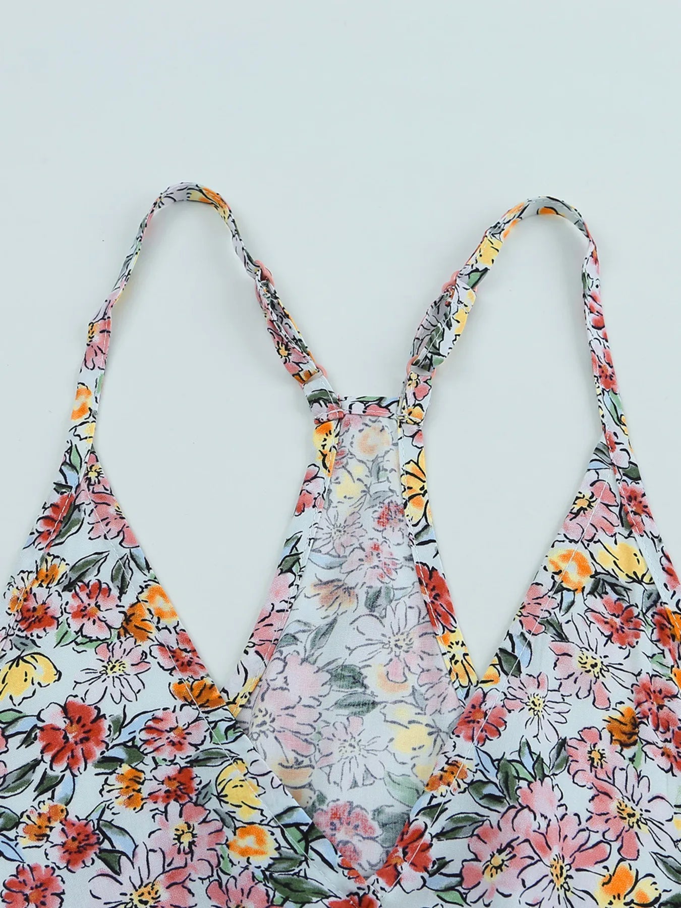 Floral Print Halter Cami - Lookzlike