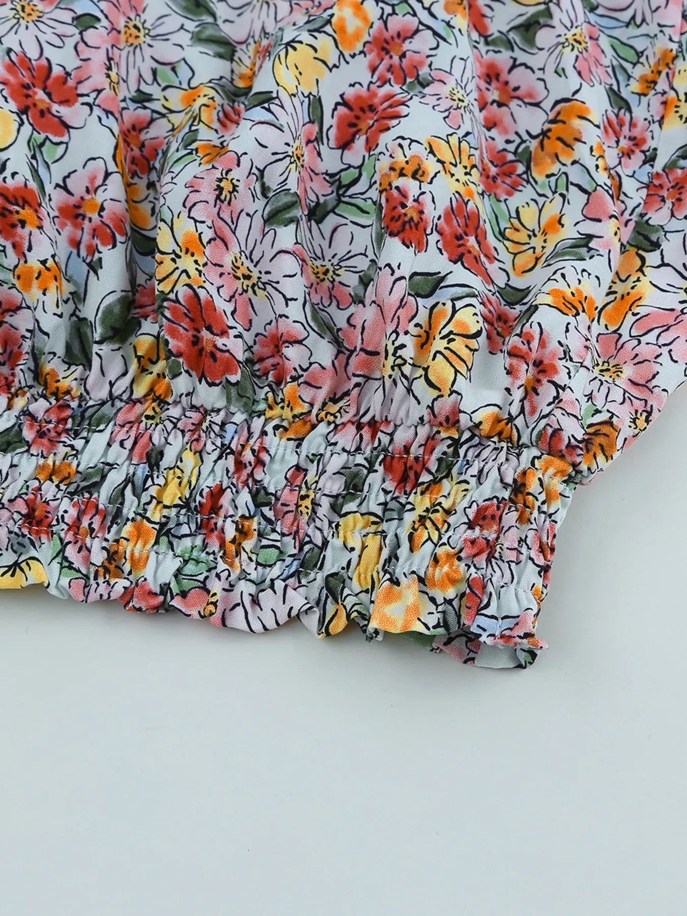 Floral Print Halter Cami - Lookzlike