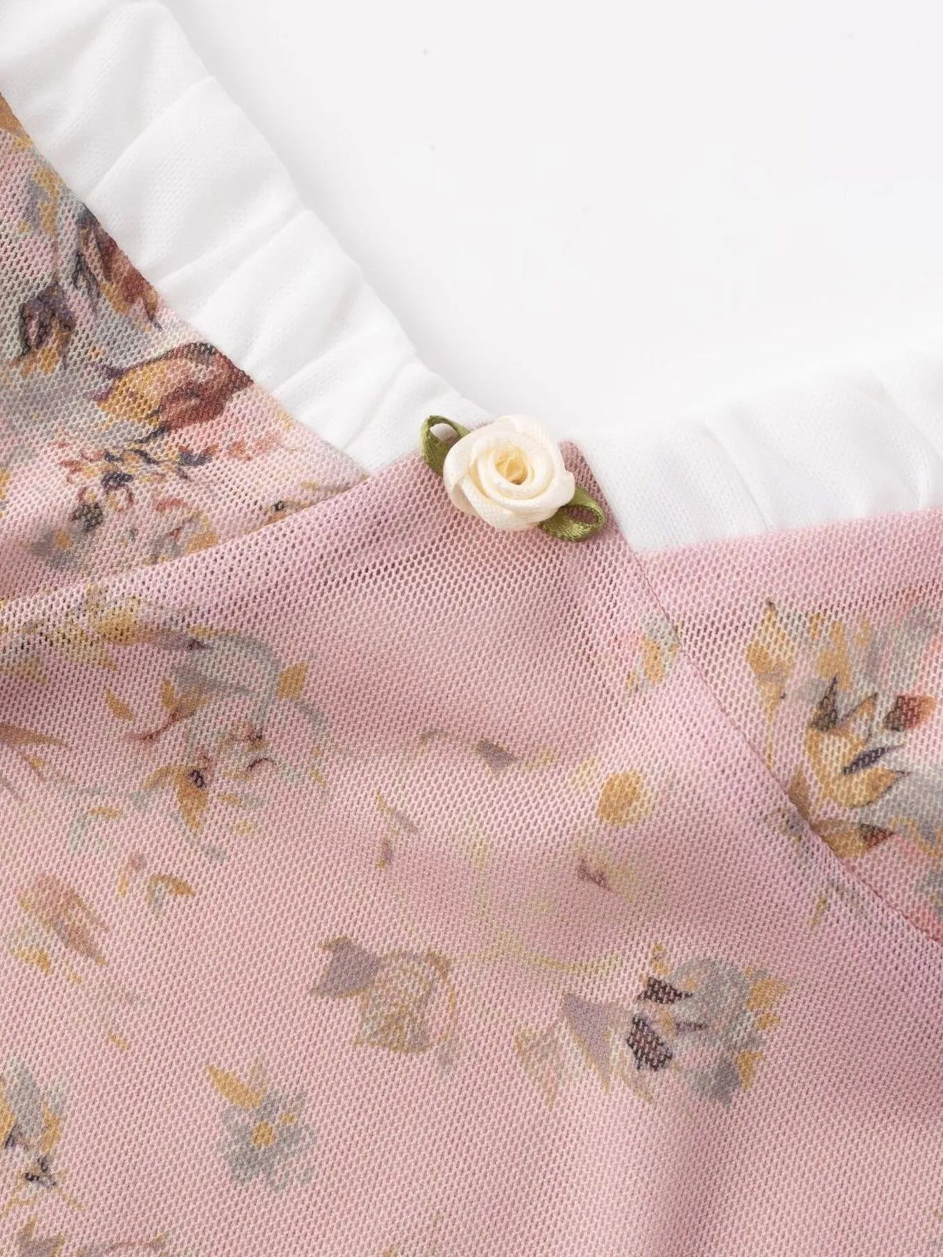Floral Print Maxi Cami Dress with V-Neck - Lookzlike