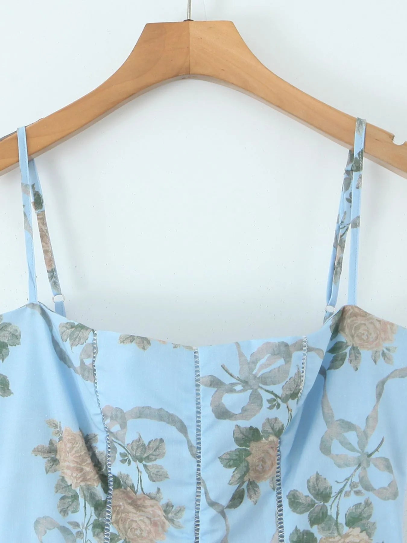 Floral Print Square Neck Cami Maxi Dress - Lookzlike
