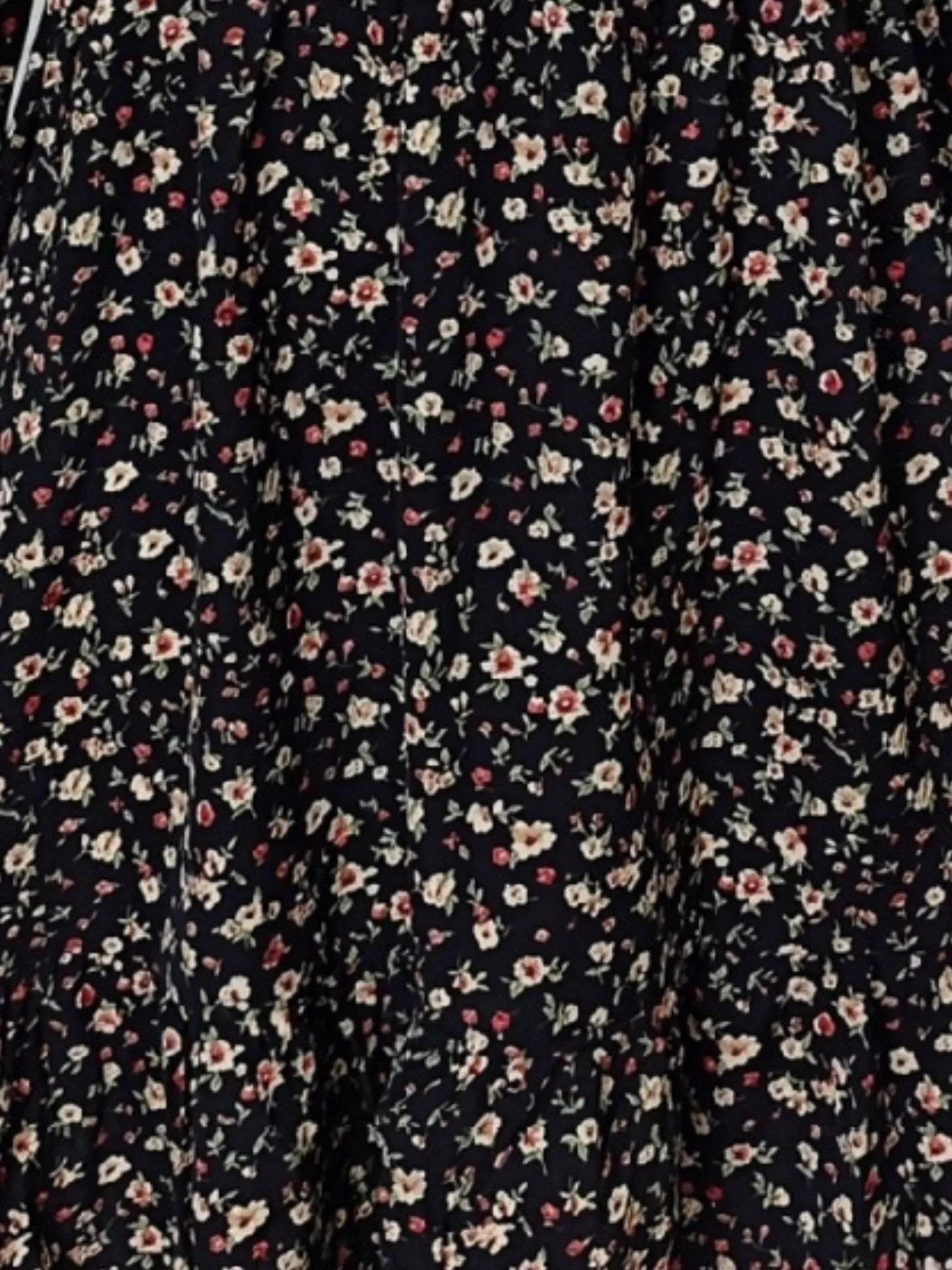 Floral V - Neck Balloon Sleeve Dress designed for comfort and style at Lookzlike