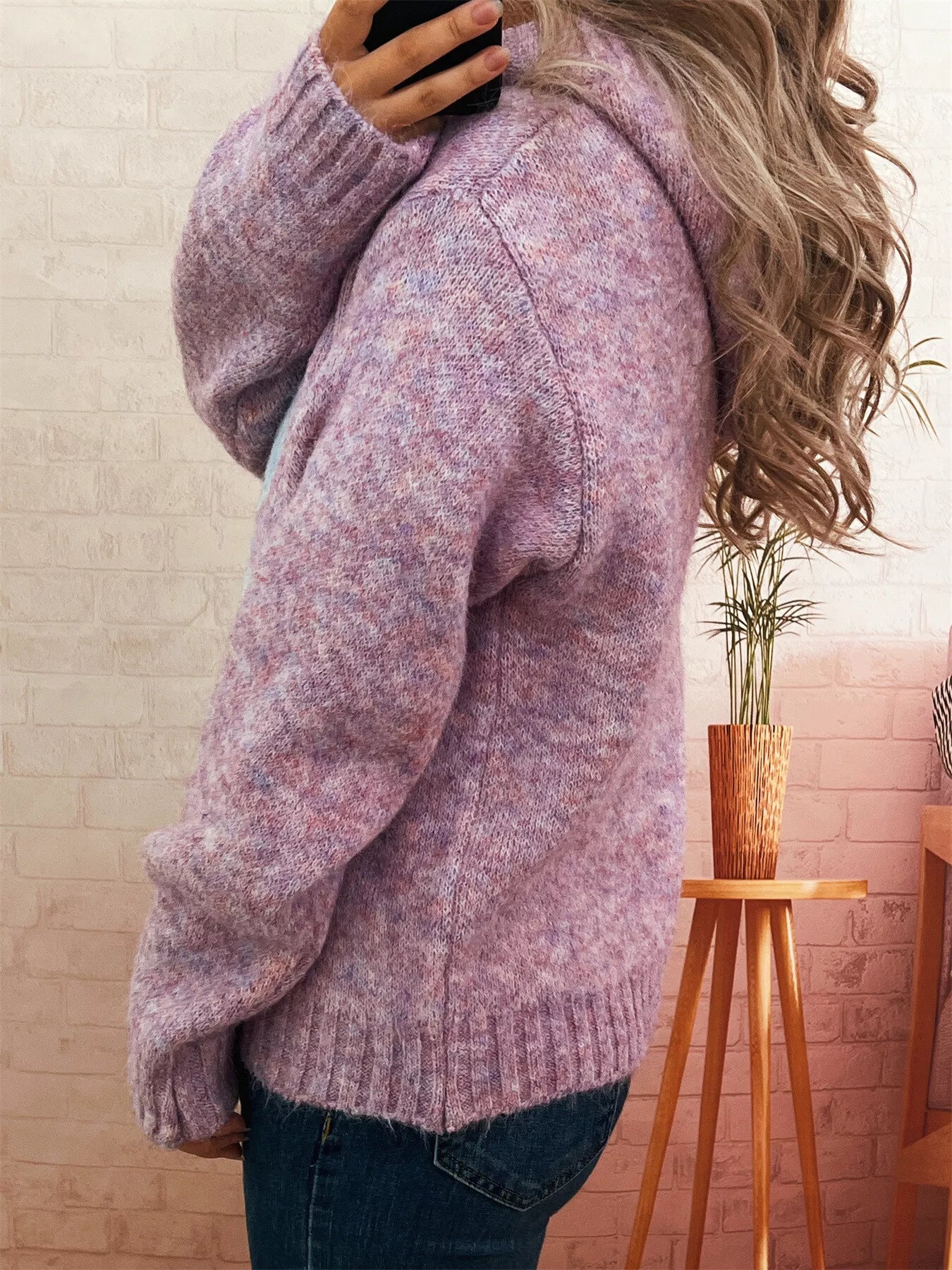 Flower Long Sleeve Hooded Sweater designed for comfort and style at Lookzlike