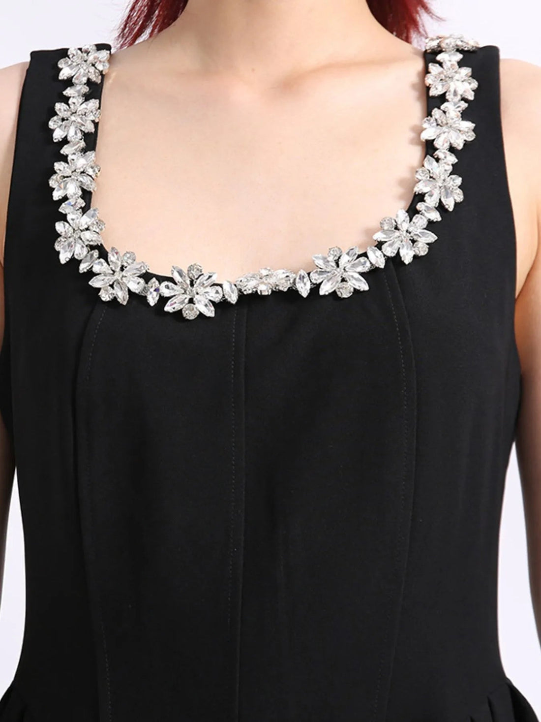 Flower Scoop Neck Sleeveless Dress designed for comfort and style at Lookzlike