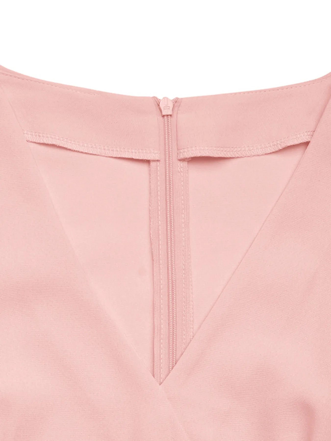 Flower Surplice Long Sleeve Blouse - Lookzlike