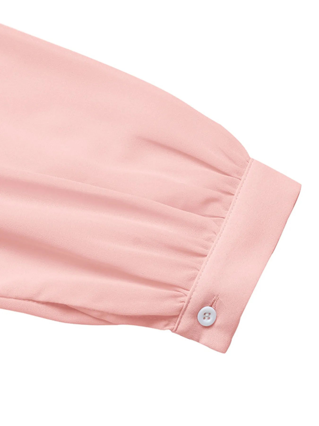 Flower Surplice Long Sleeve Blouse - Lookzlike
