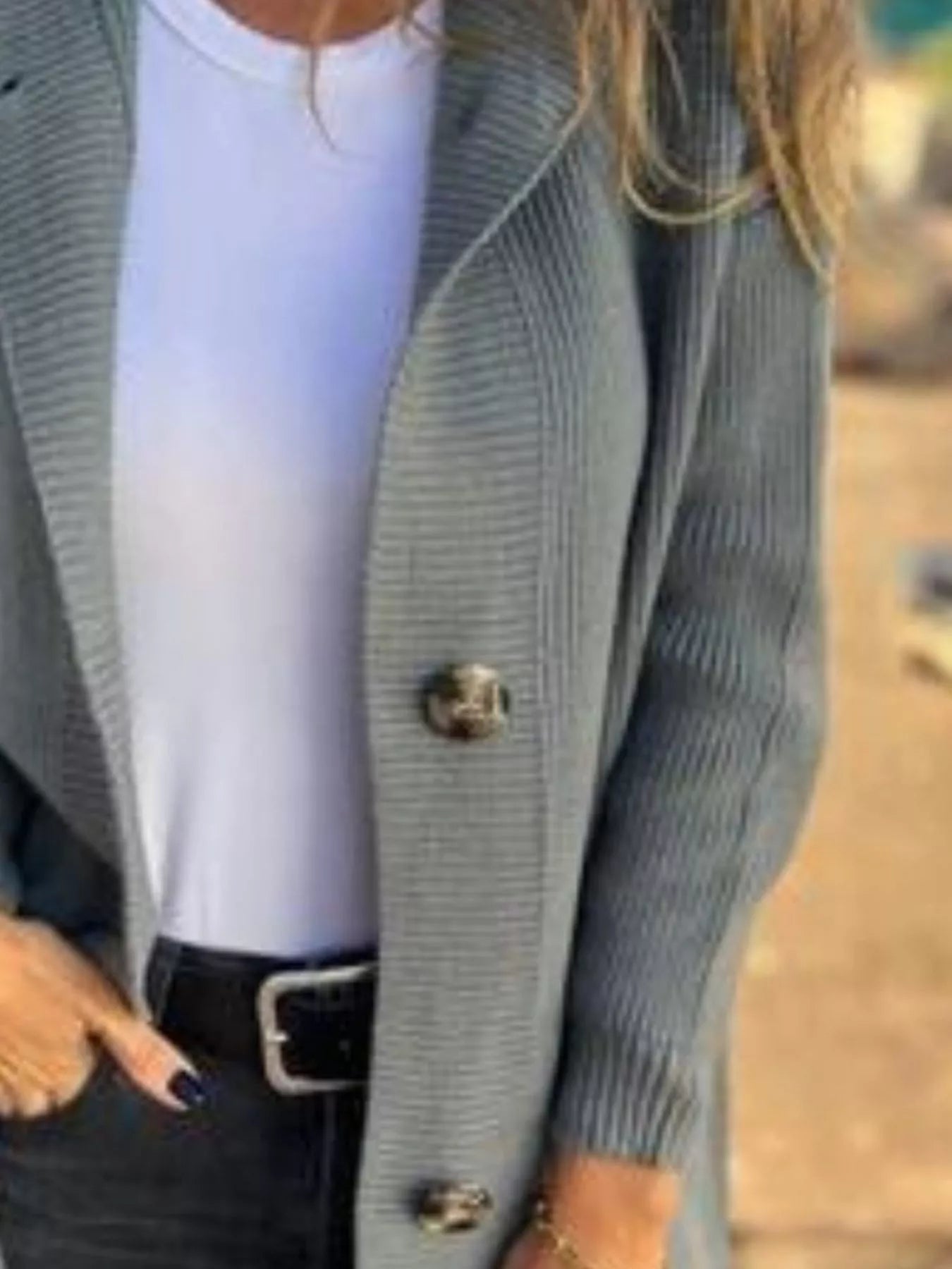 Full Size Button - Down Hooded Cardigan Plus Size designed for comfort and style at Lookzlike