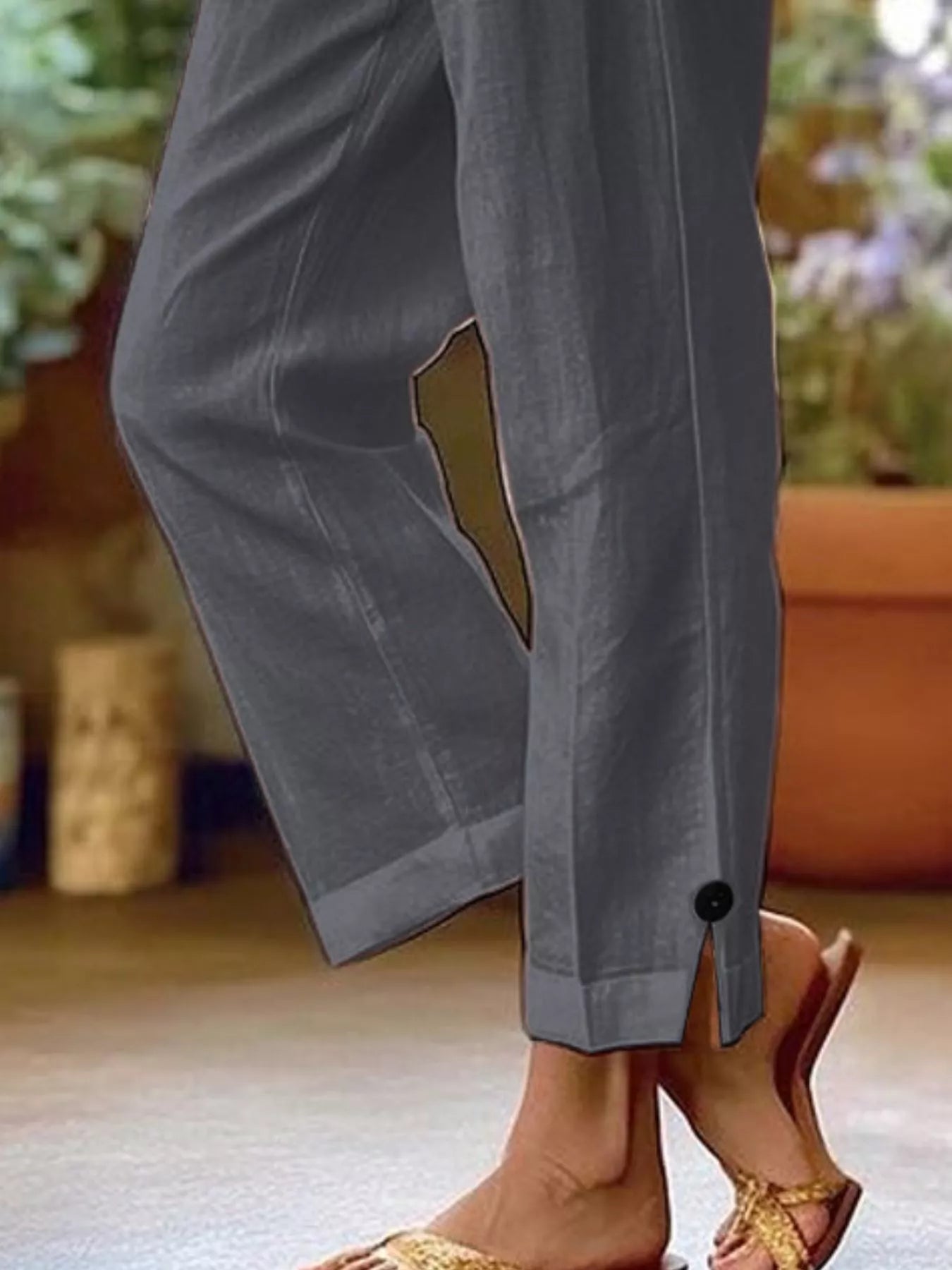 Full Size Casual Wide-Leg Pants Plus Size designed for comfort and style at Lookzlike
