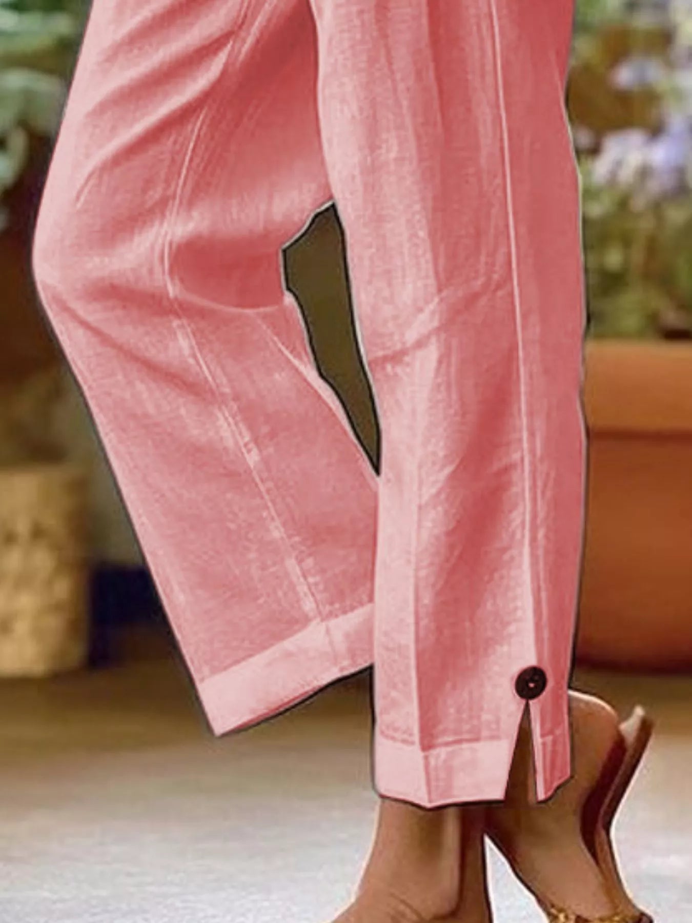 Full Size Casual Wide-Leg Pants Plus Size designed for comfort and style at Lookzlike
