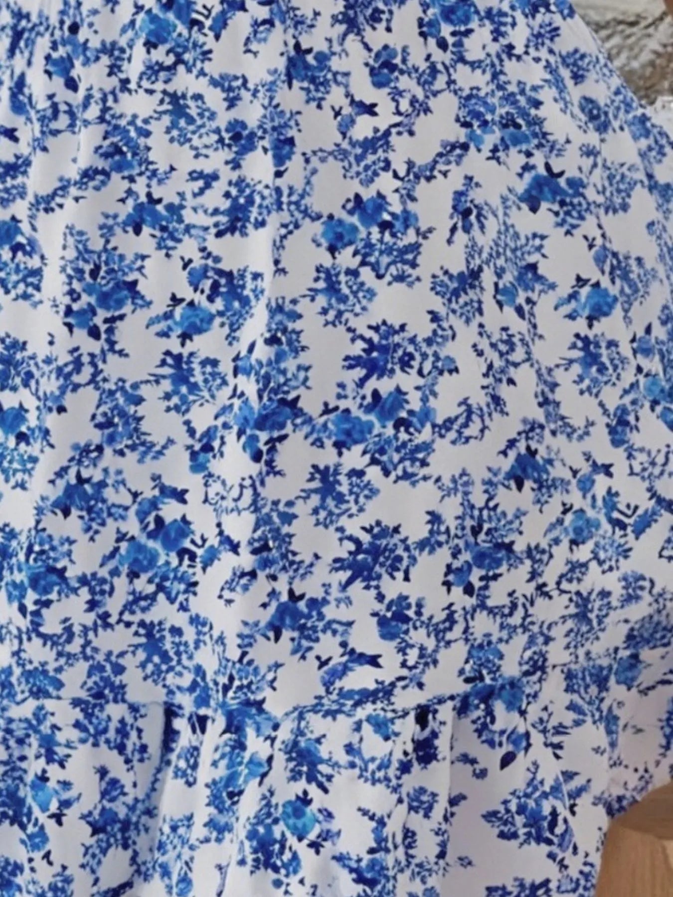 Full Size Slit Off-Shoulder Floral Midi Dress Plus Size - Lookzlike