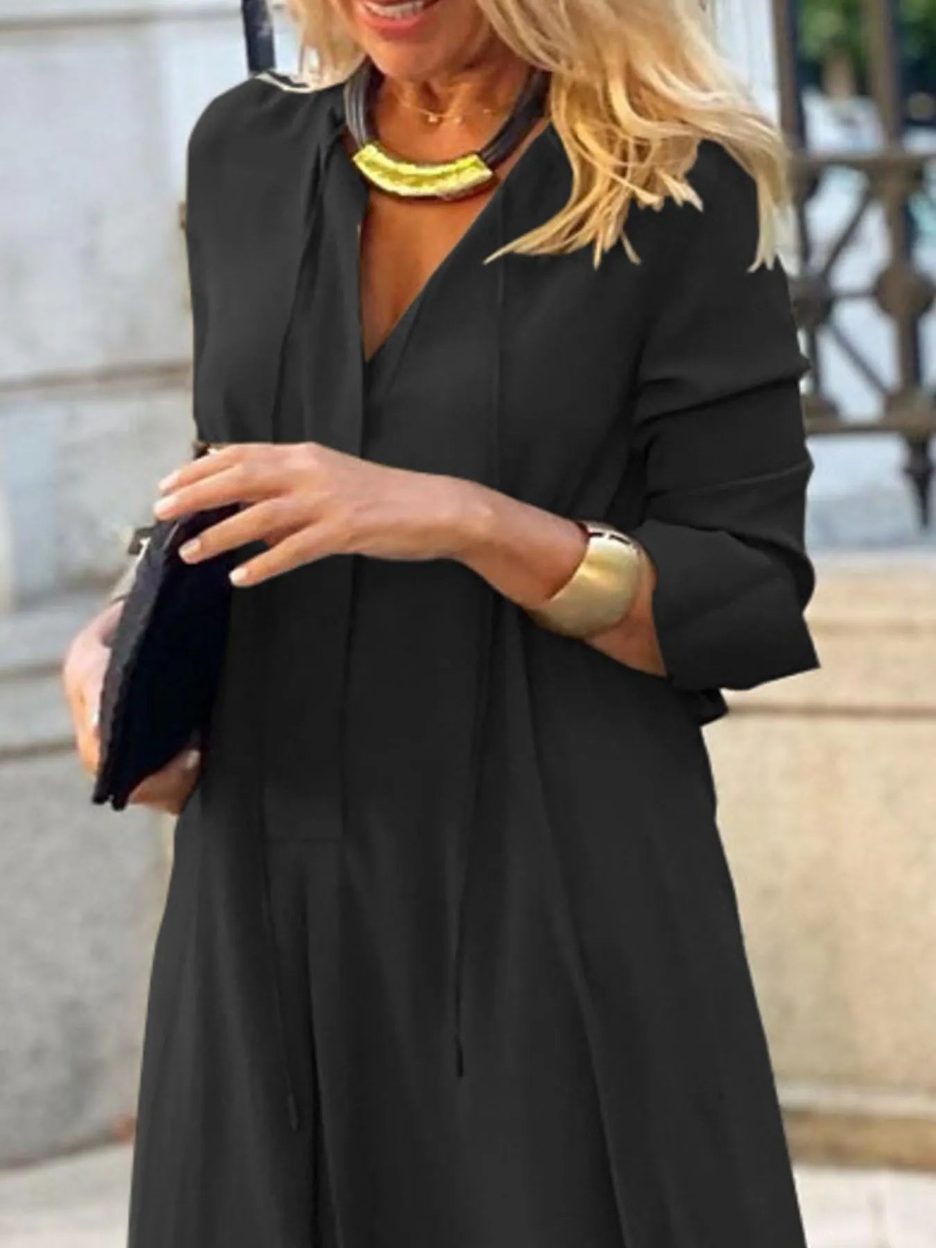 Full Size Solid Color Maxi Shirt Dress Plus Size - Lookzlike