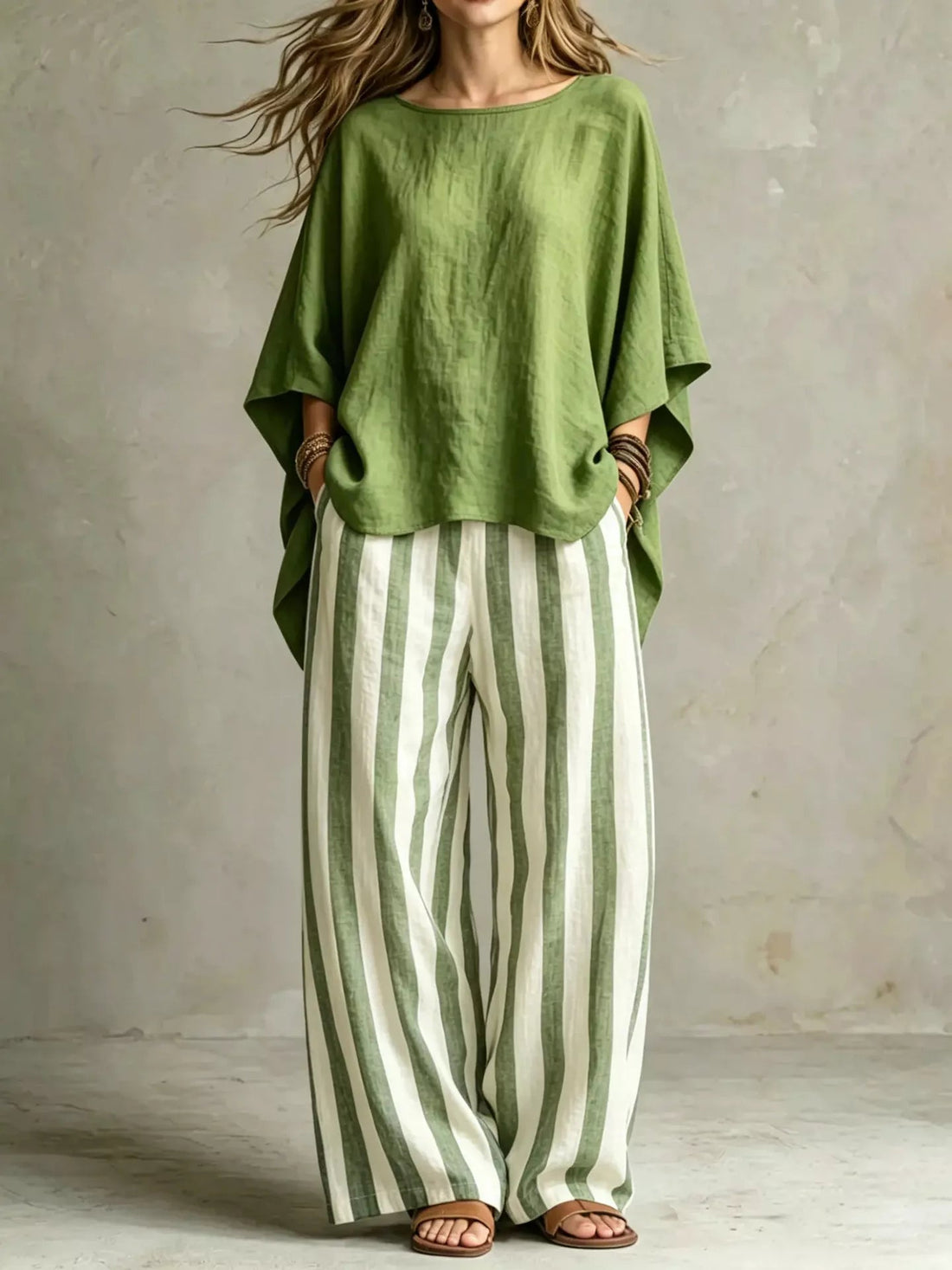 Full Size Solid Color Top and Pants Set Plus Size designed for comfort and style at Lookzlike