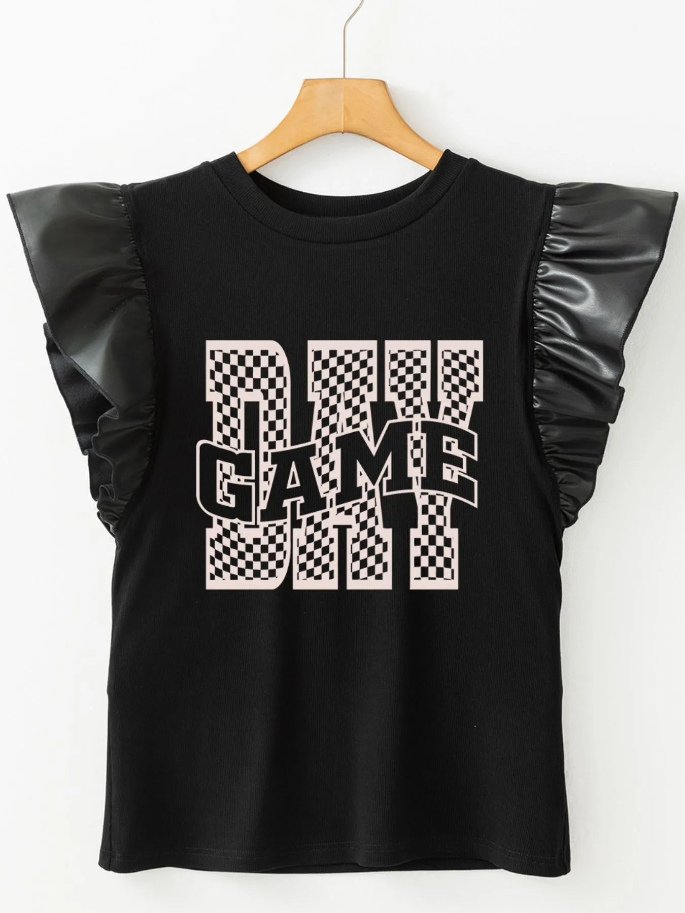 GAME DAY Ruffle Sleeve Blouse - Lookzlike
