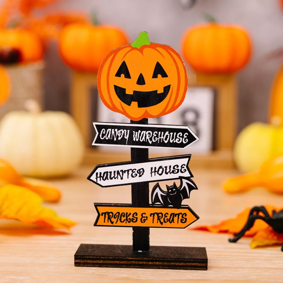 Halloween Wooden Signpost Ornaments designed for comfort and style at Lookzlike