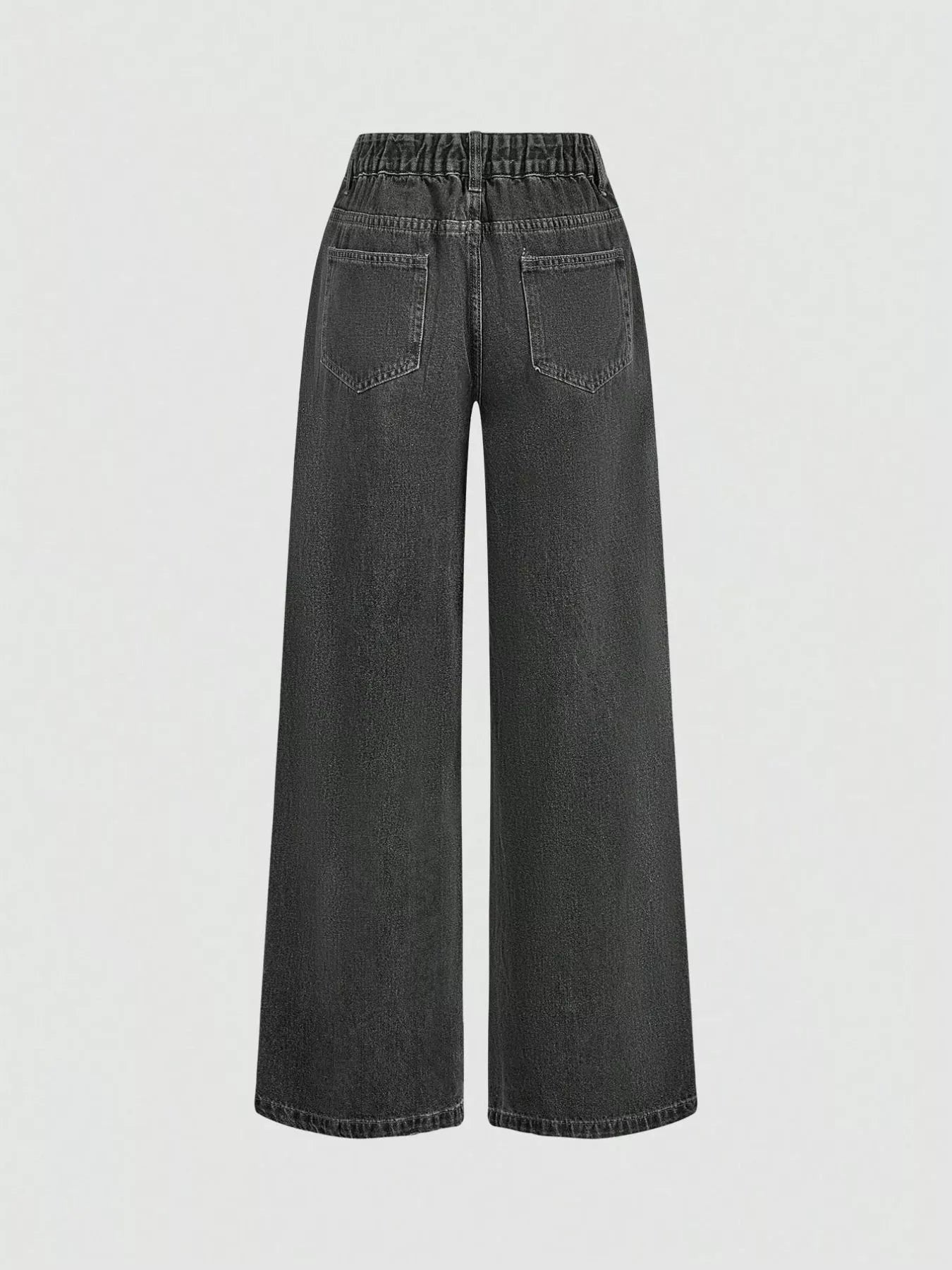 Halter Neck Denim Vest and Wide-Leg Jeans Set designed for comfort and style at Lookzlike