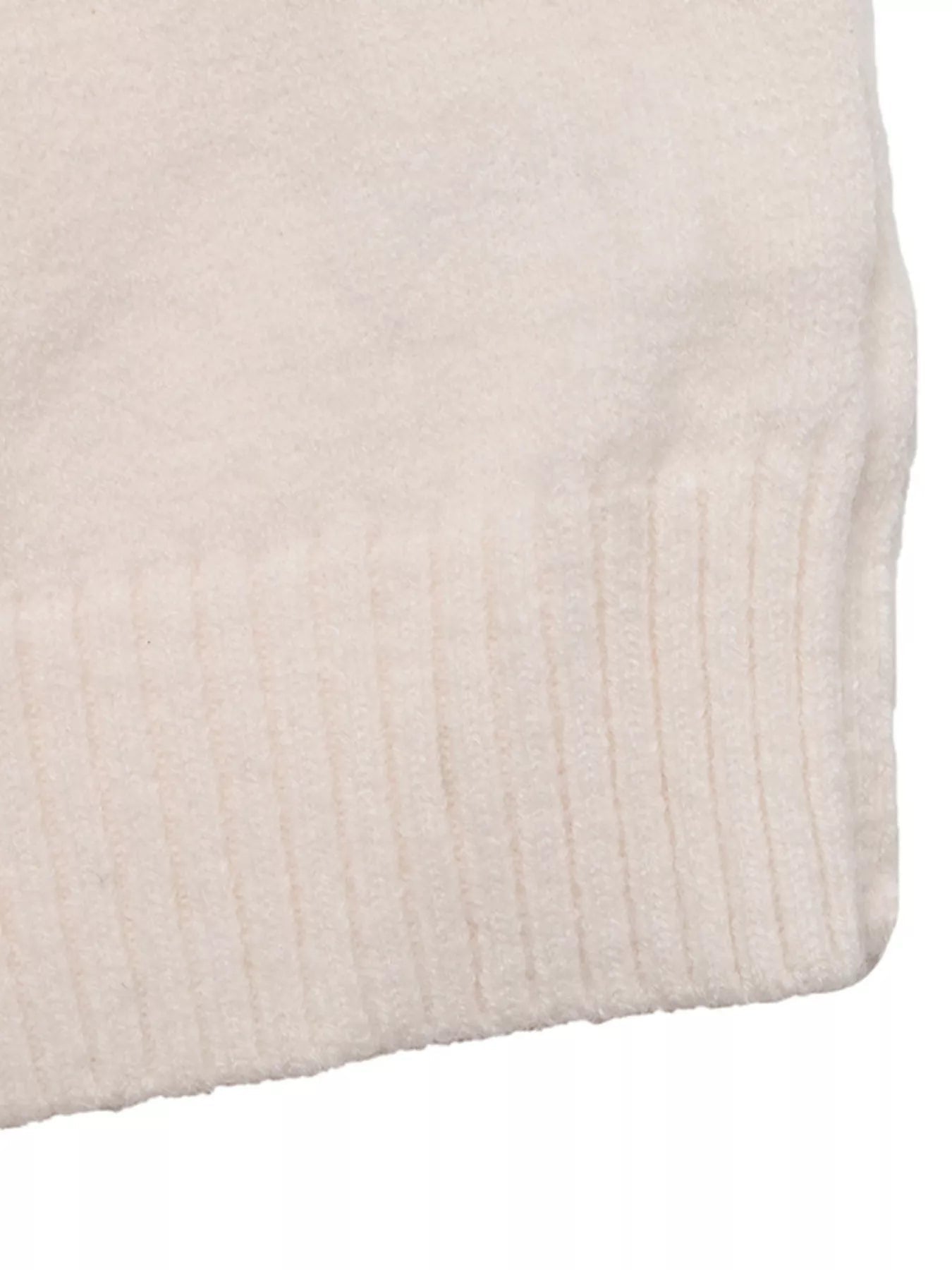 Heart Mock Neck Long Sleeve Sweater designed for comfort and style at Lookzlike