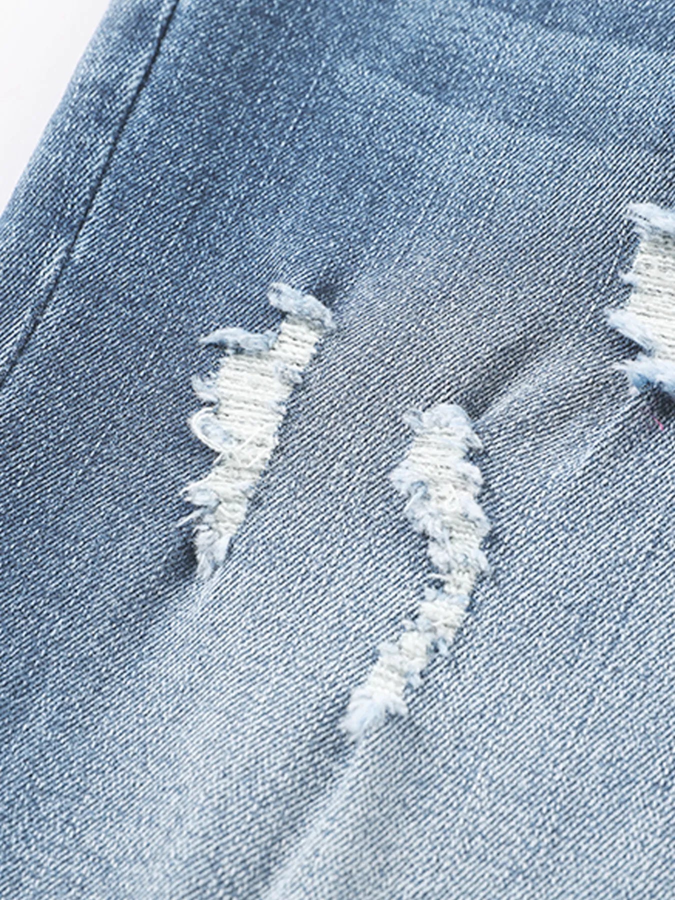 High Waist Distressed Straight Leg Jeans designed for comfort and style at Lookzlike