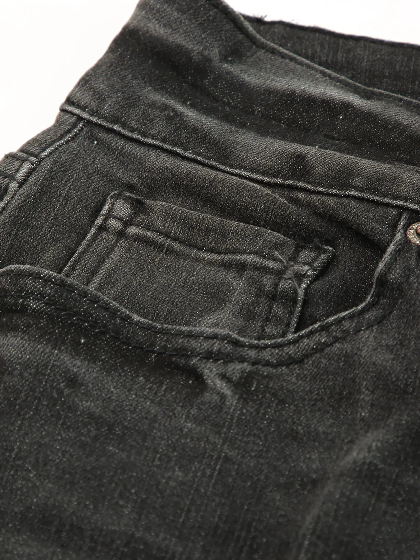 High Waist Distressed Straight Leg Jeans designed for comfort and style at Lookzlike