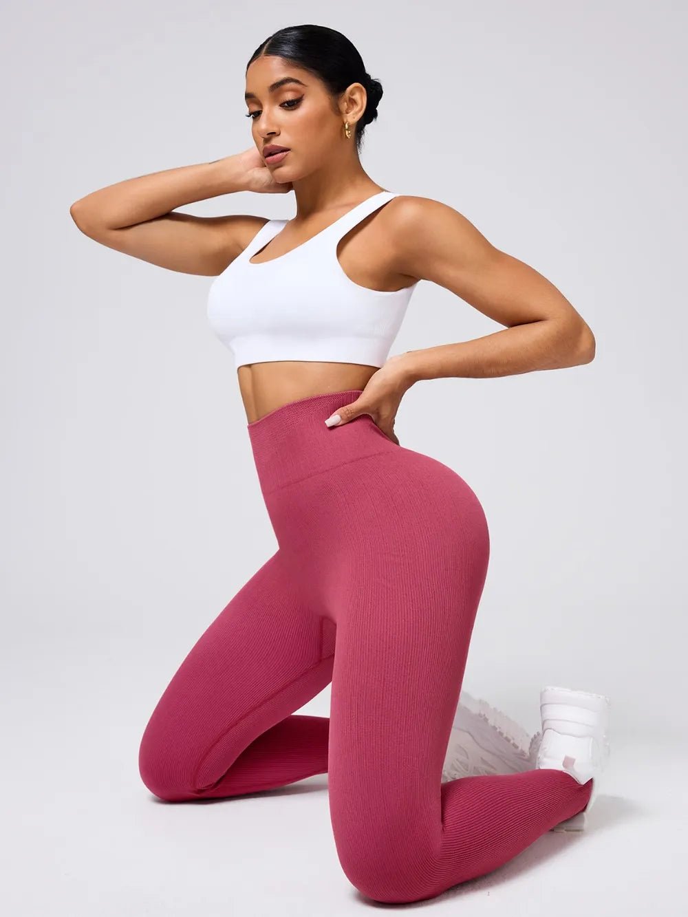 High Waist Stirrup Active Leggings - Lookzlike