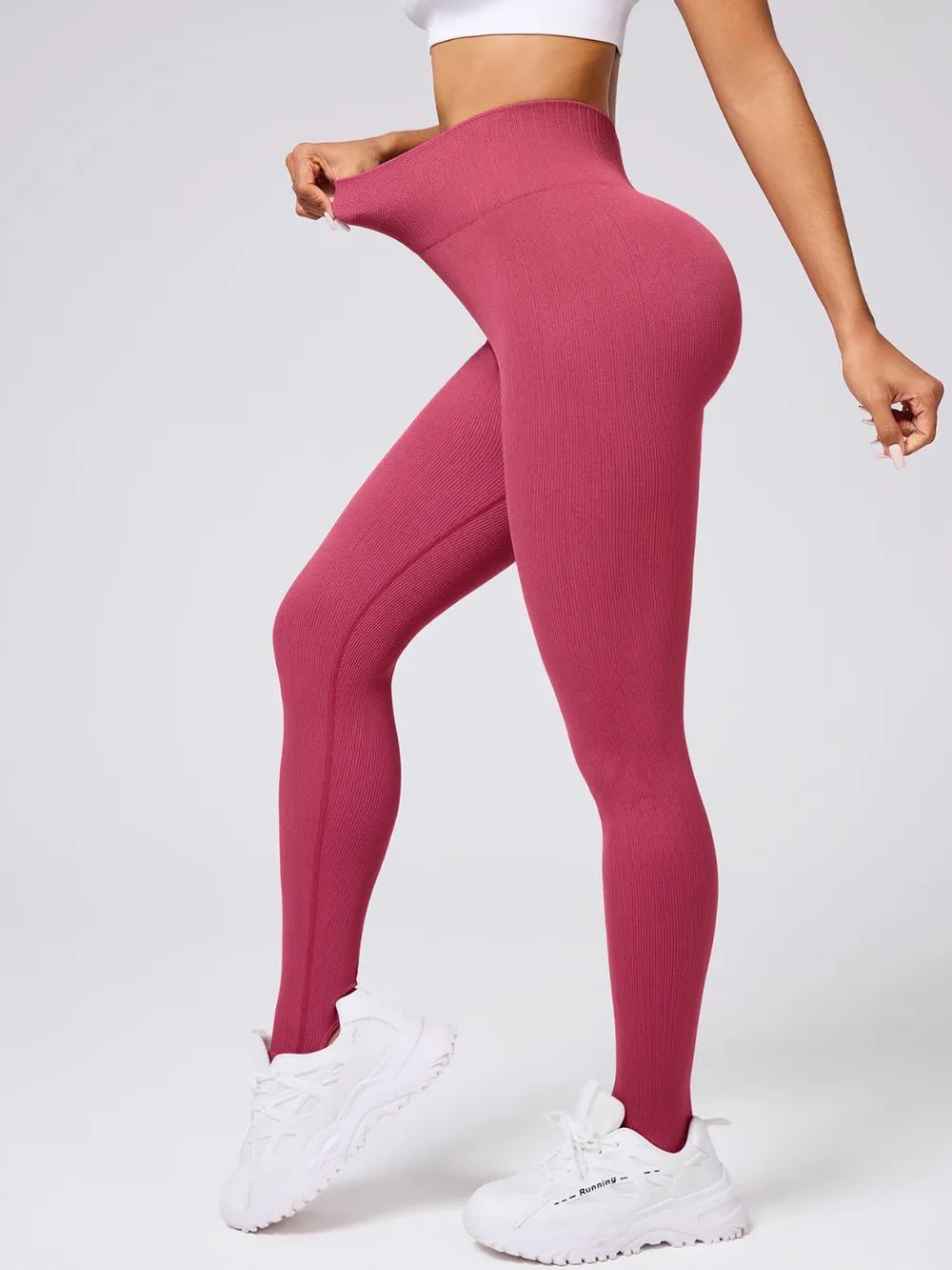 High Waist Stirrup Active Leggings - Lookzlike