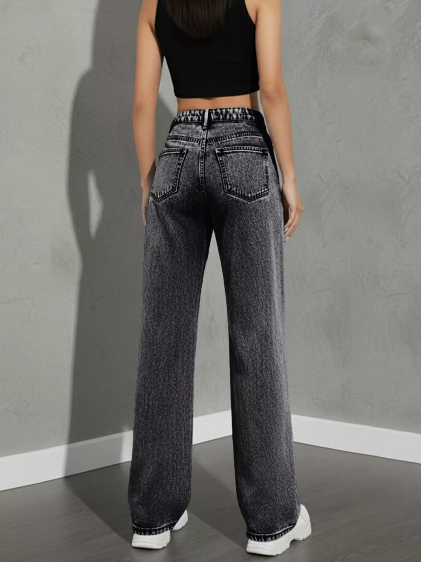 High Waist Wide Leg Jeans designed for comfort and style at Lookzlike