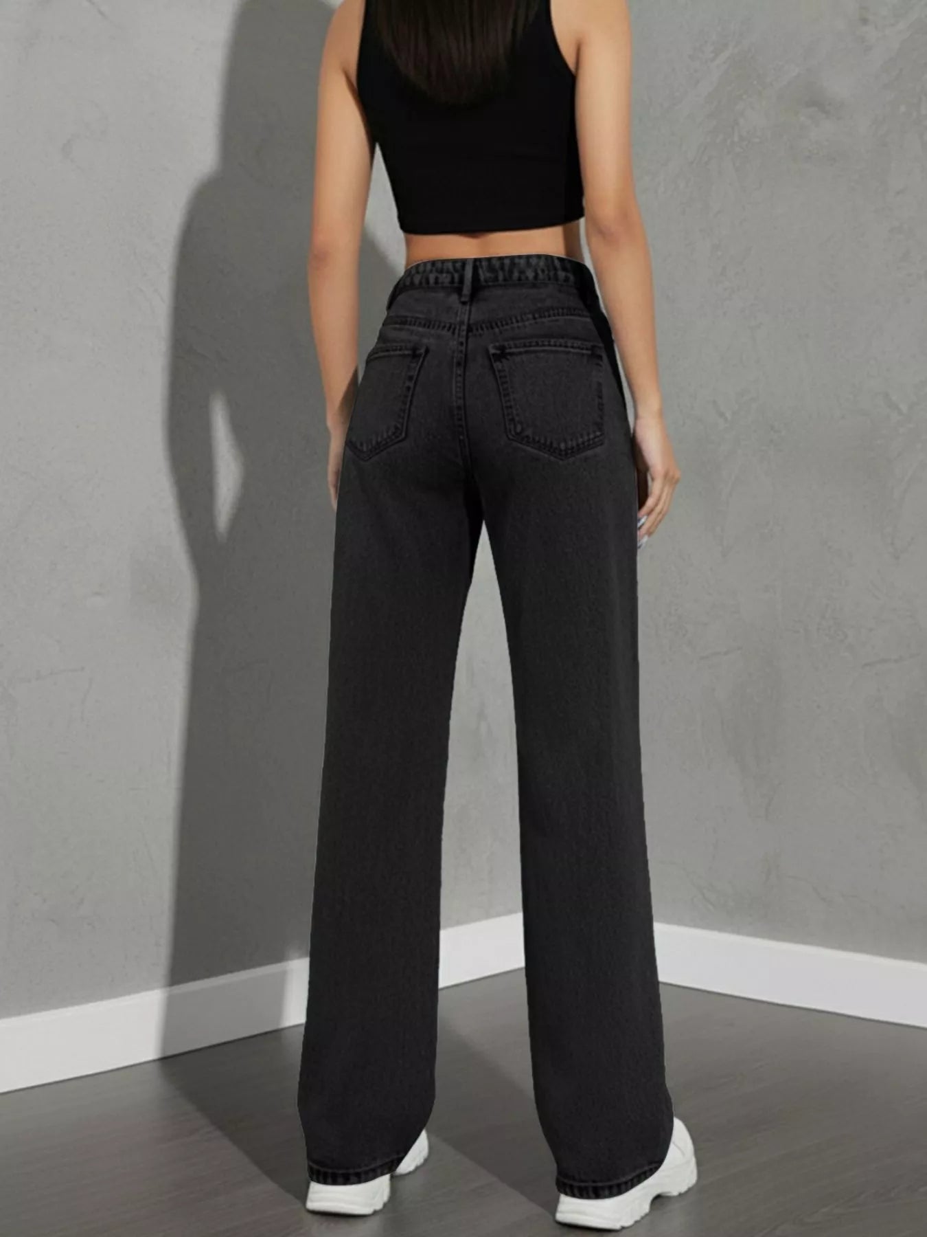 High Waist Wide Leg Jeans designed for comfort and style at Lookzlike