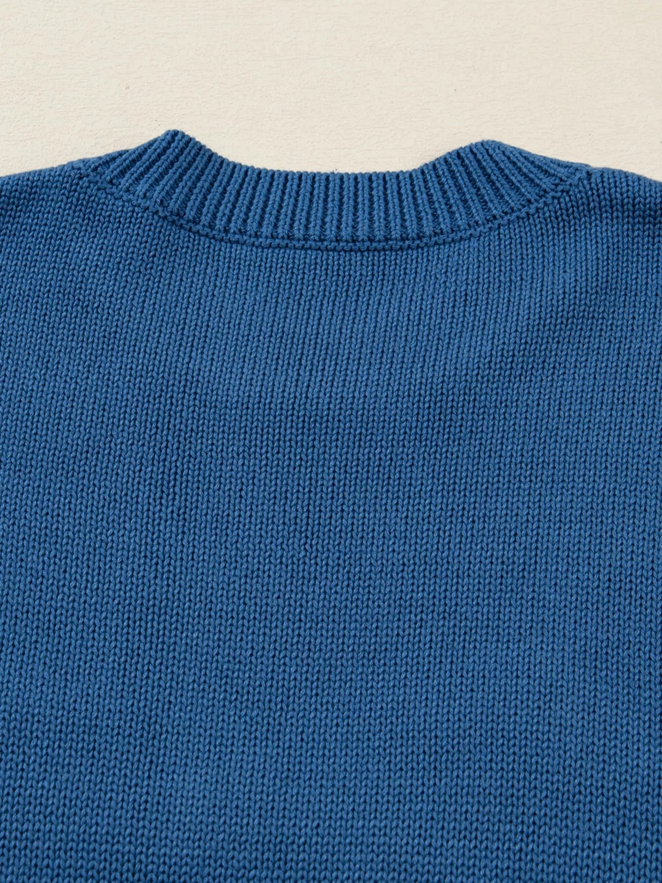 Howdy Embroidered Round Neck Sweater designed for comfort and style at Lookzlike