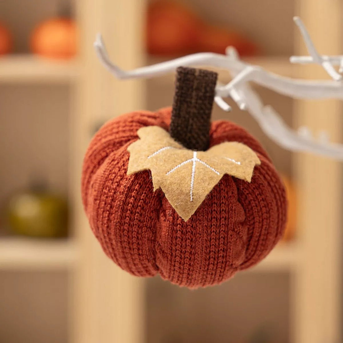Knitted Pumpkin Decorative Ornaments designed for comfort and style at Lookzlike
