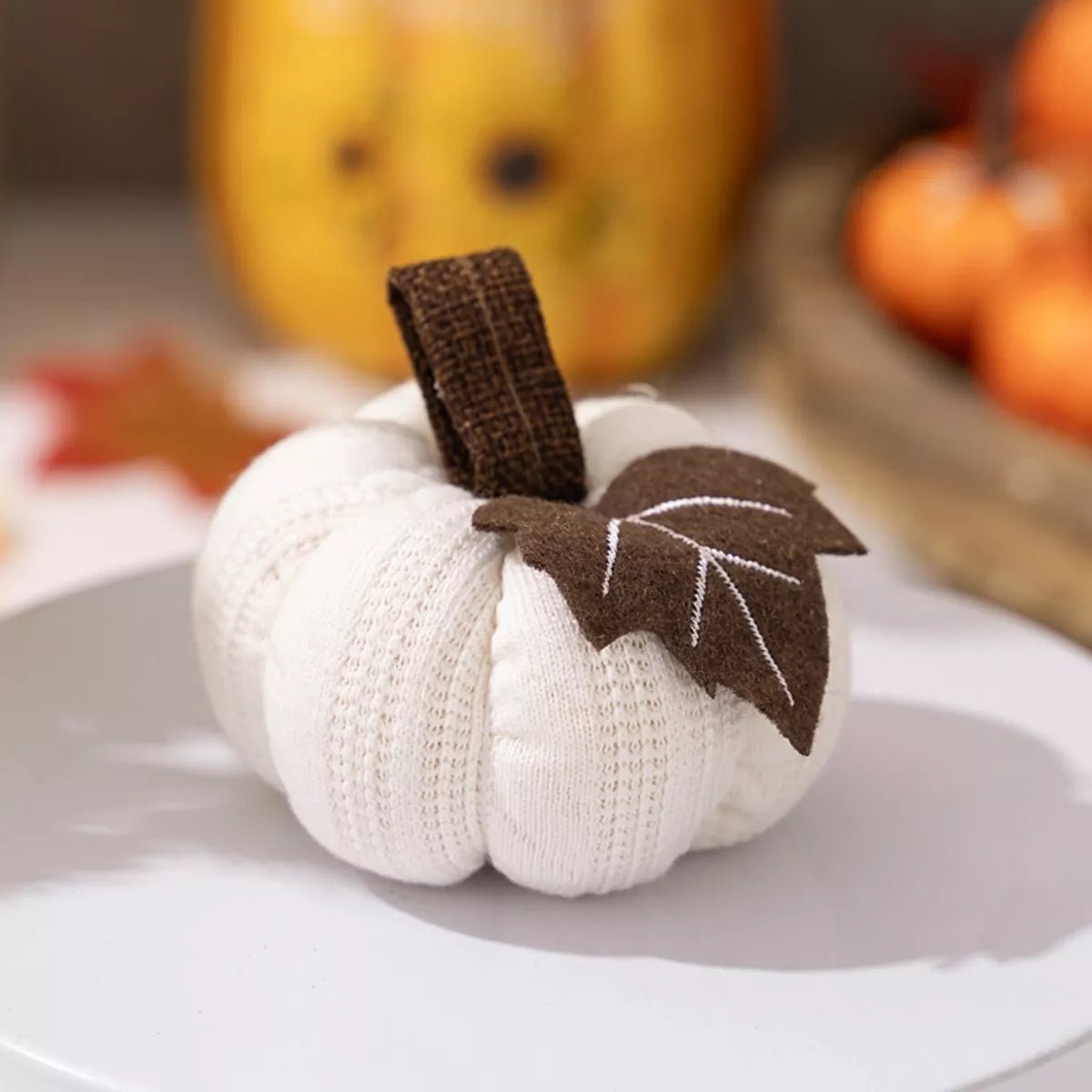 Knitted Pumpkin Decorative Ornaments designed for comfort and style at Lookzlike