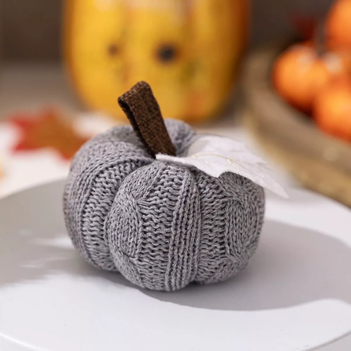 Knitted Pumpkin Decorative Ornaments designed for comfort and style at Lookzlike