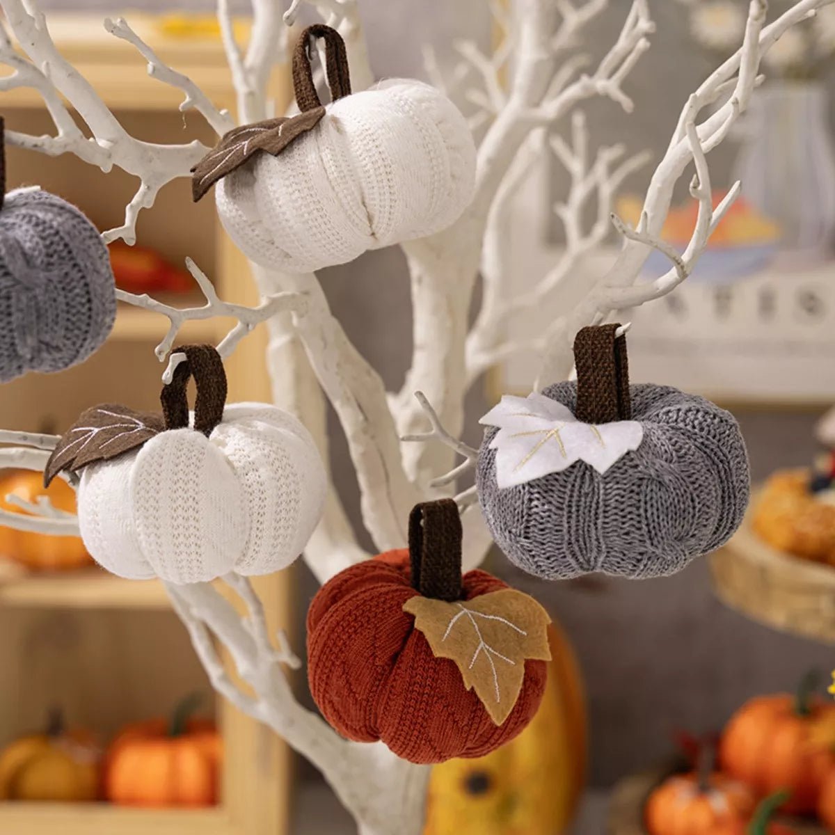 Knitted Pumpkin Decorative Ornaments designed for comfort and style at Lookzlike