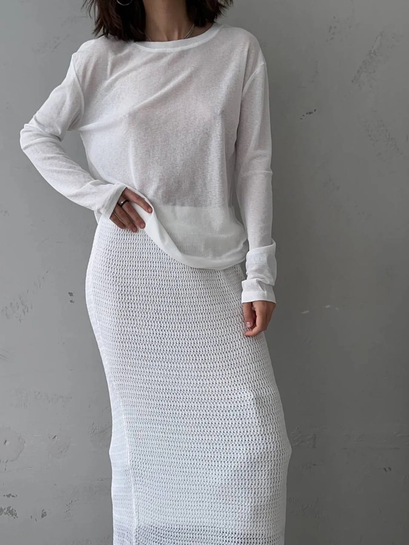 Knotted Long Sleeve T-Shirt - Lookzlike