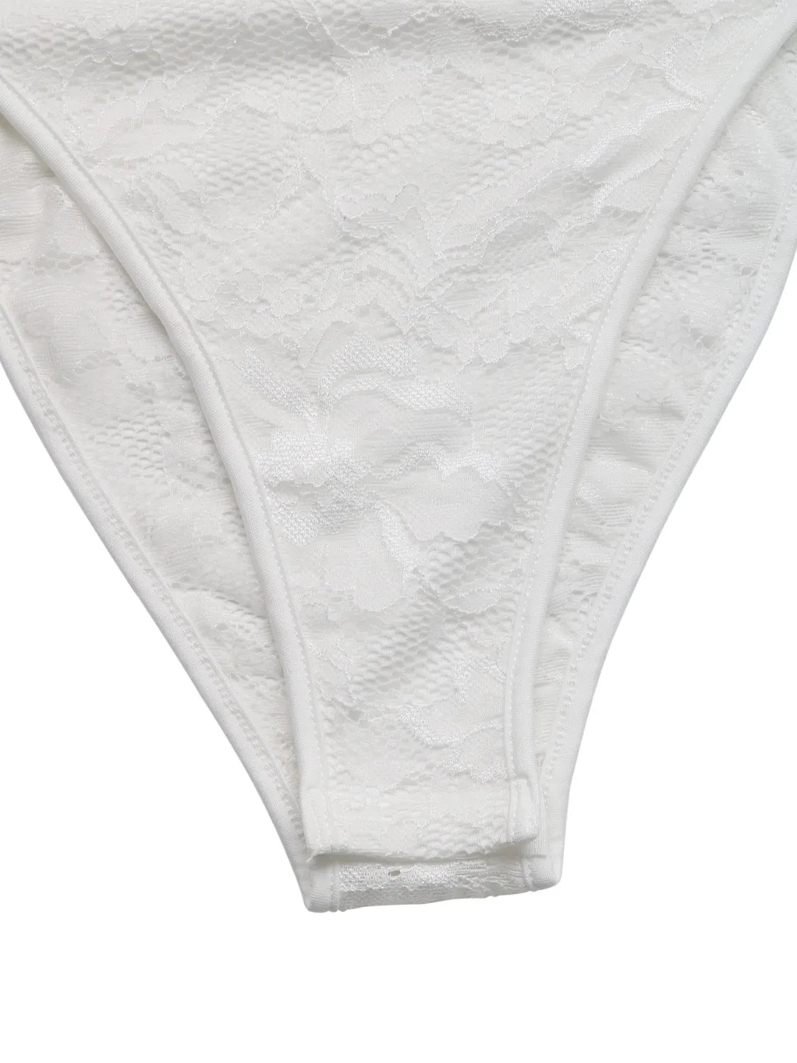 Lace Frill Strap Bodysuit - Lookzlike