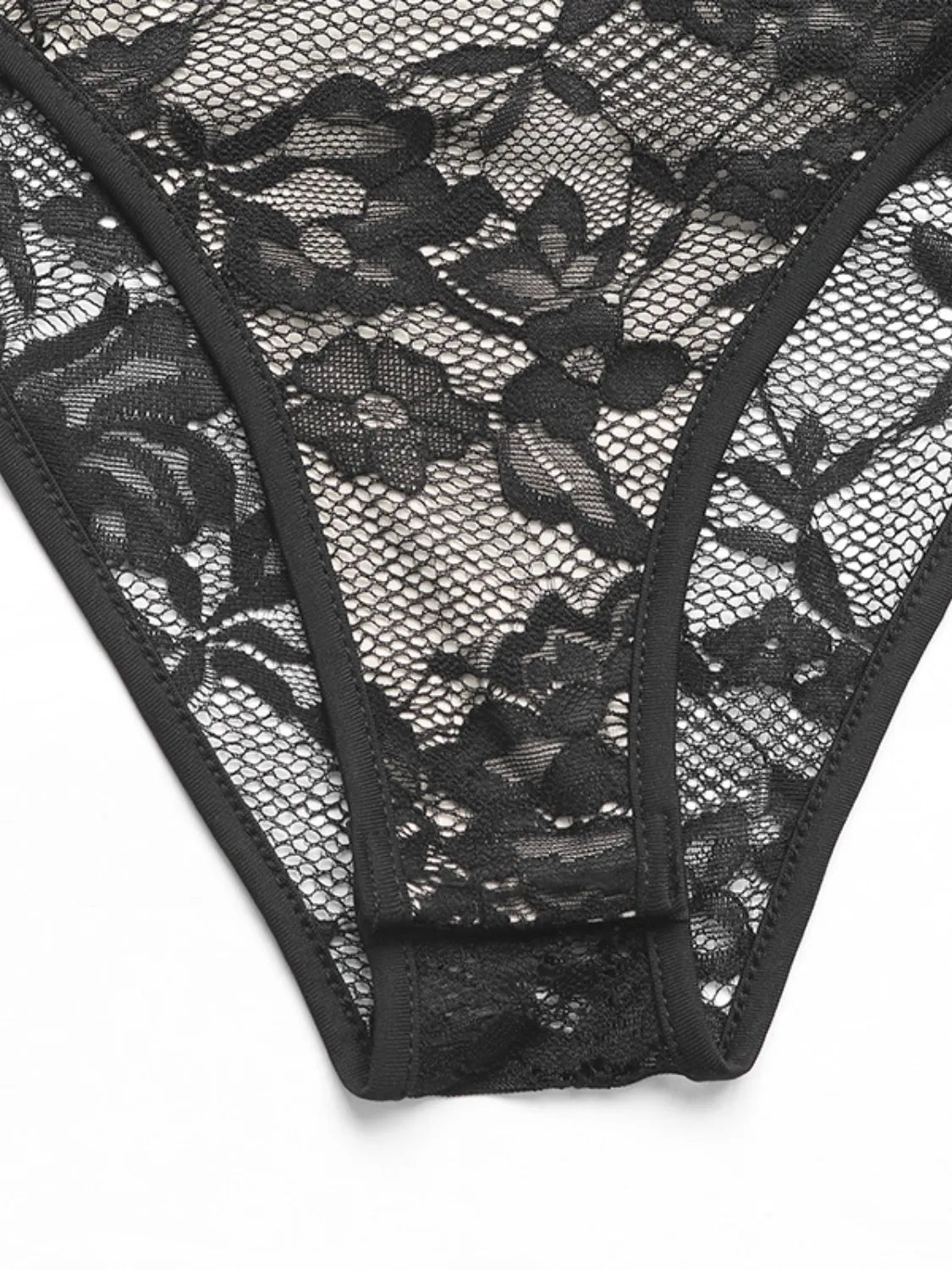 Lace Halter Neck Bodysuit - Lookzlike