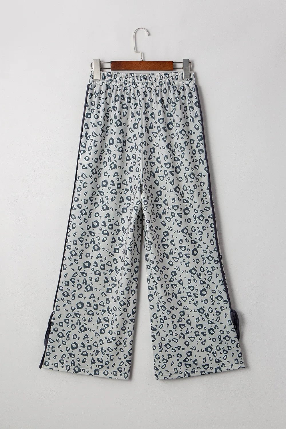 Leopard High Waist Side Bow Pants - Lookzlike