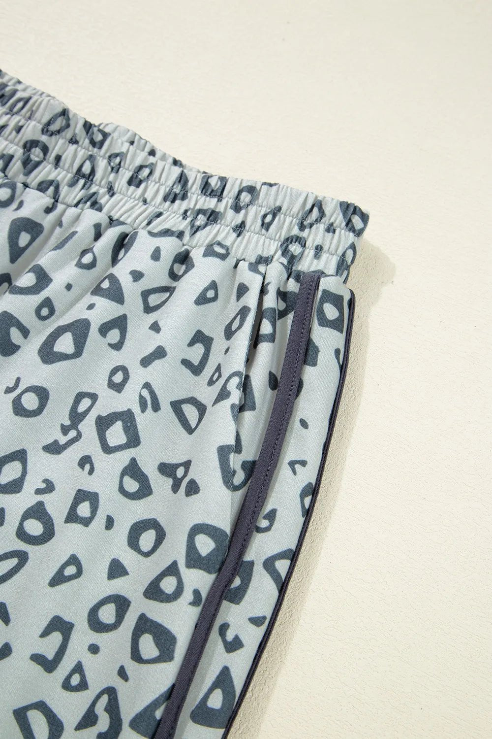 Leopard High Waist Side Bow Pants - Lookzlike