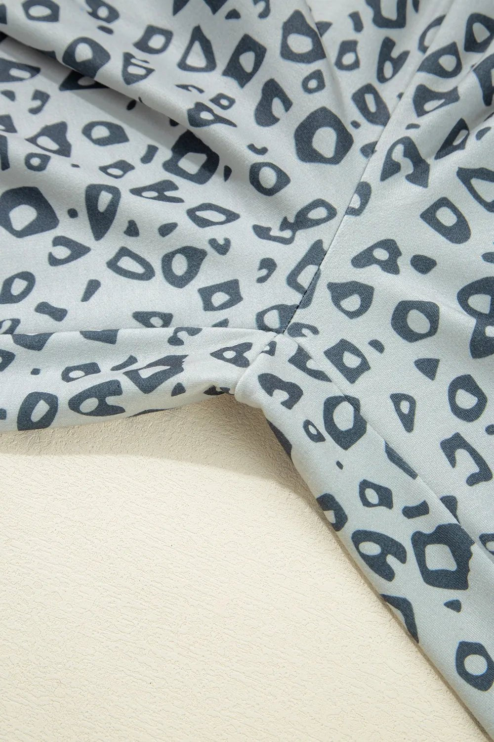Leopard High Waist Side Bow Pants - Lookzlike