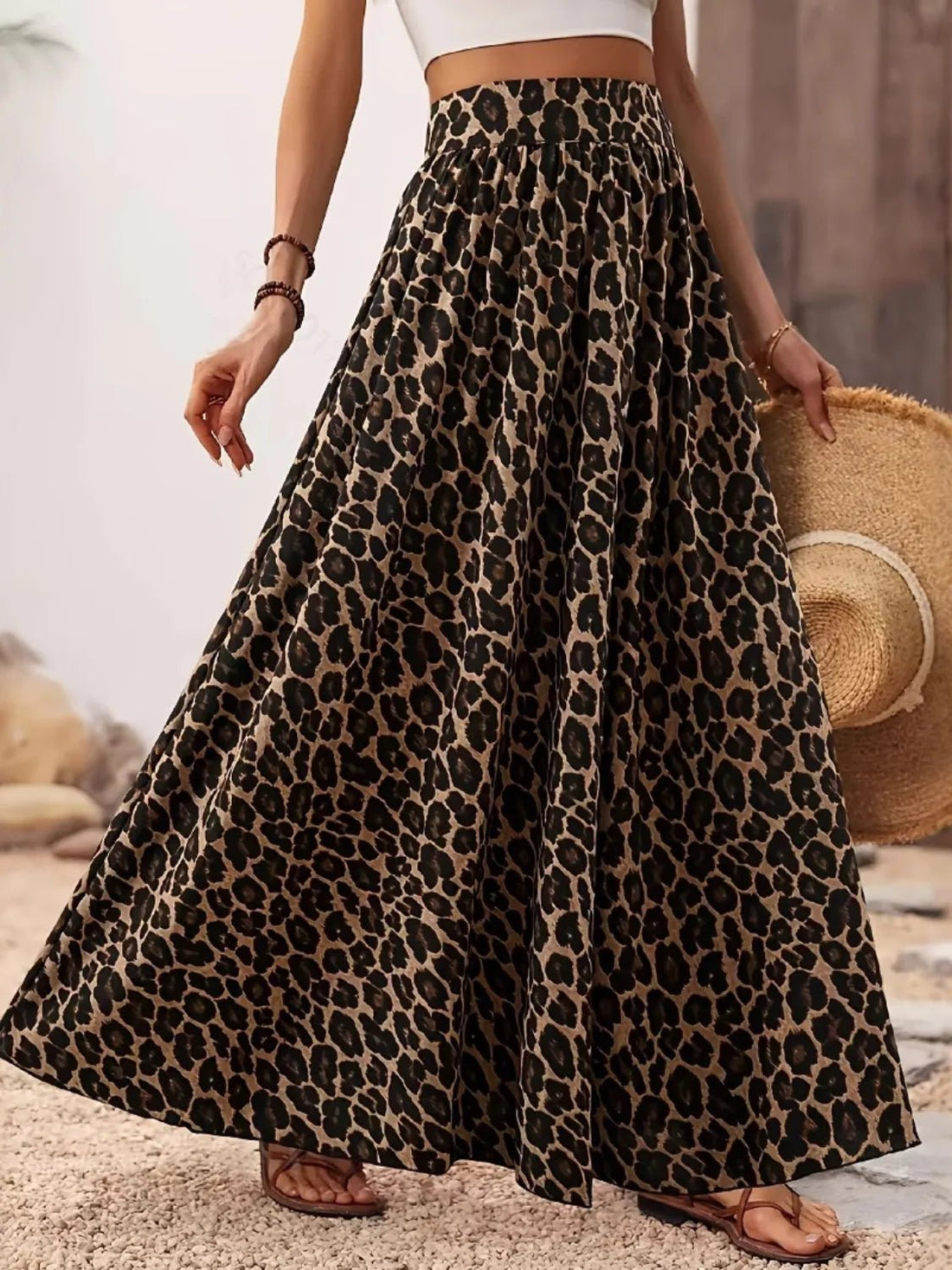 Leopard Maxi Skirt - Lookzlike