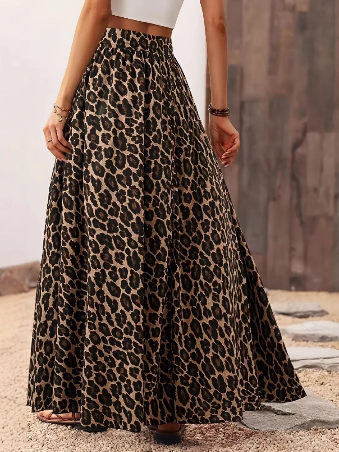 Leopard Maxi Skirt - Lookzlike