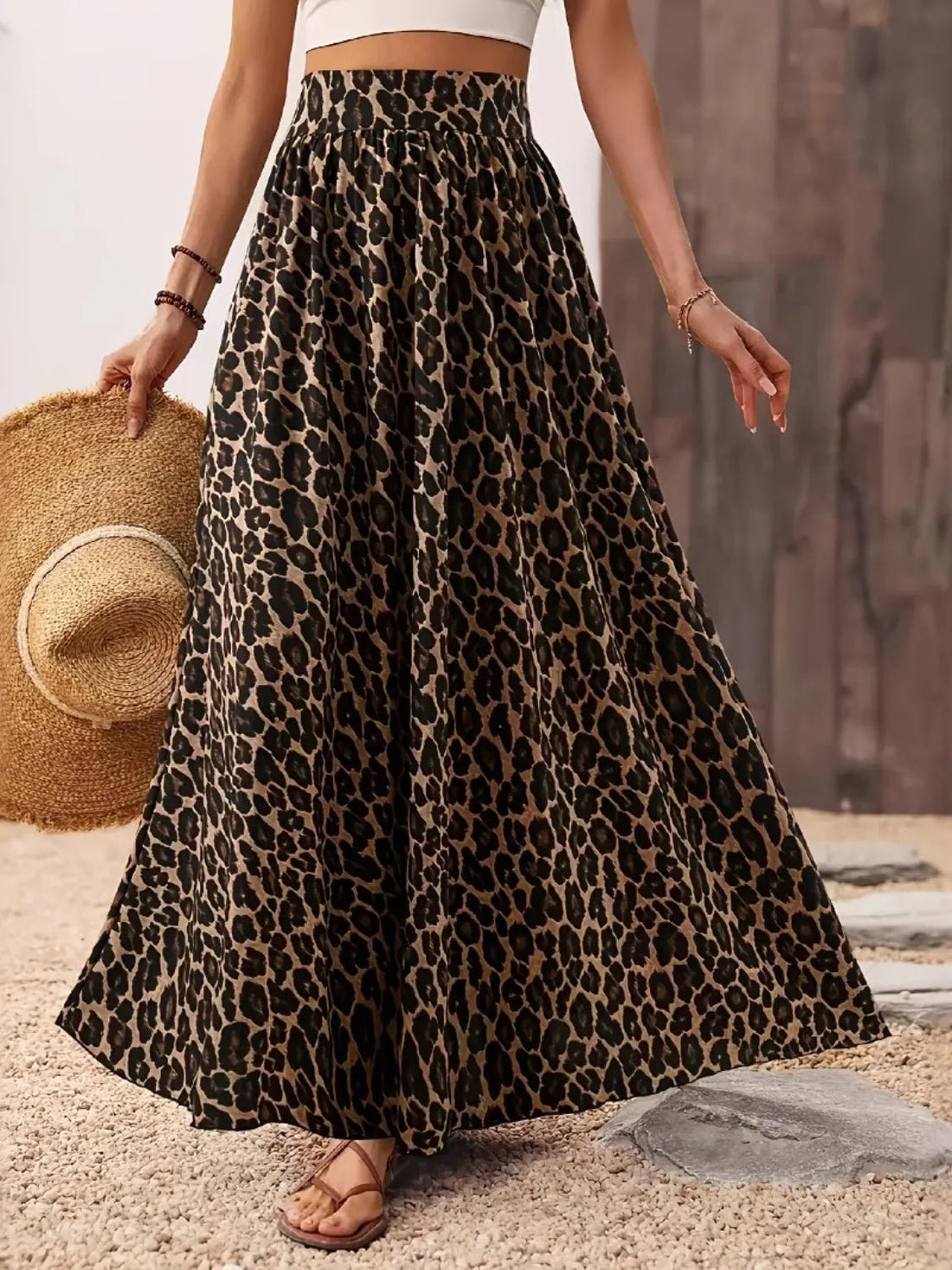 Leopard Maxi Skirt - Lookzlike