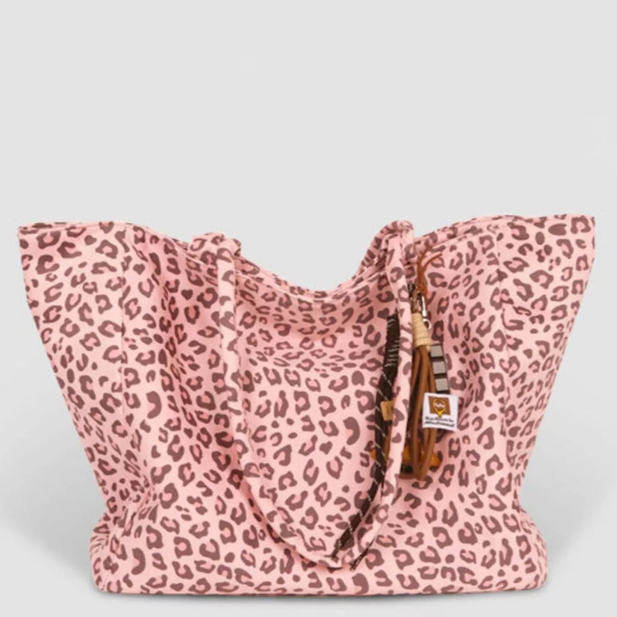 Leopard Print Oversized Tote Bag designed for comfort and style at Lookzlike