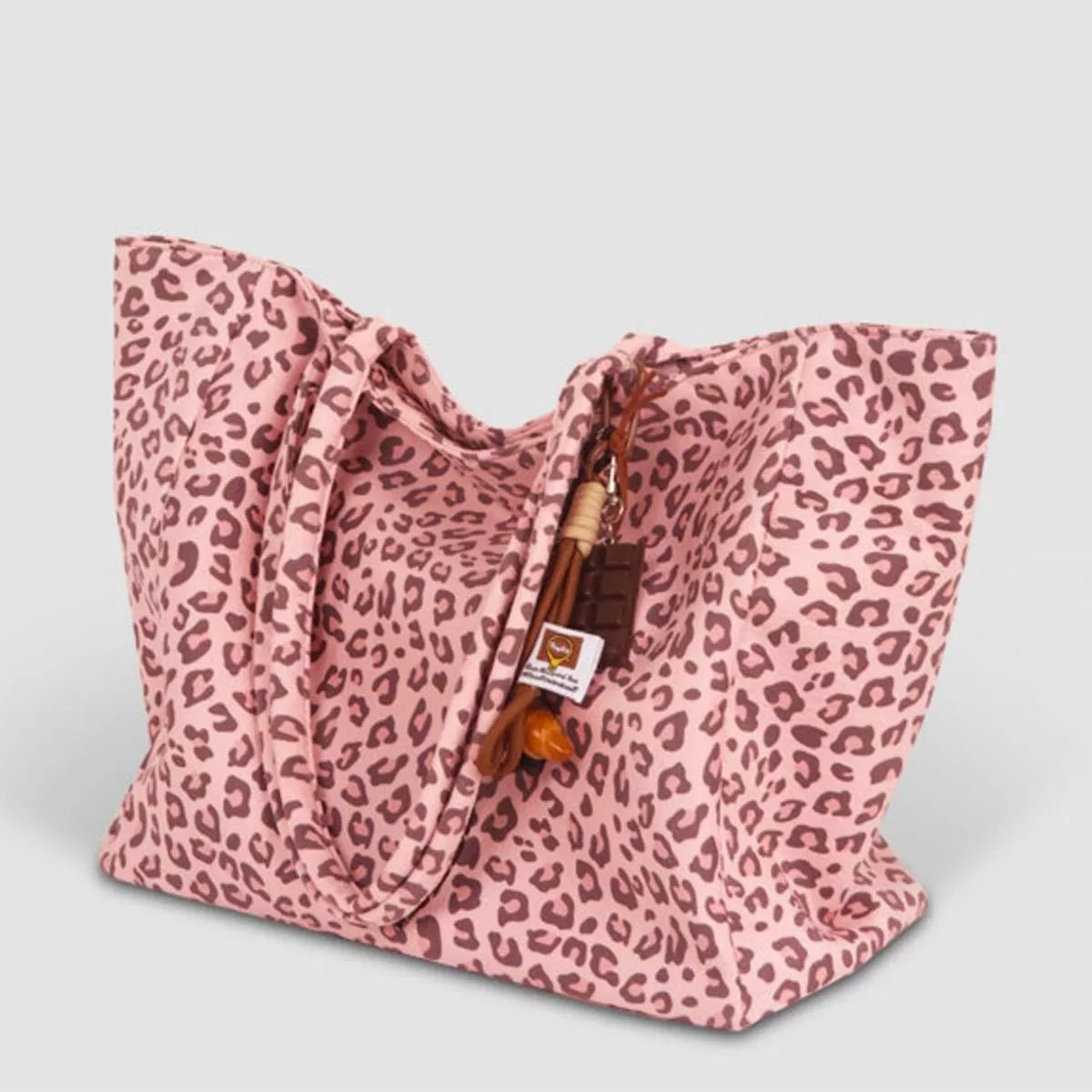Leopard Print Oversized Tote Bag designed for comfort and style at Lookzlike