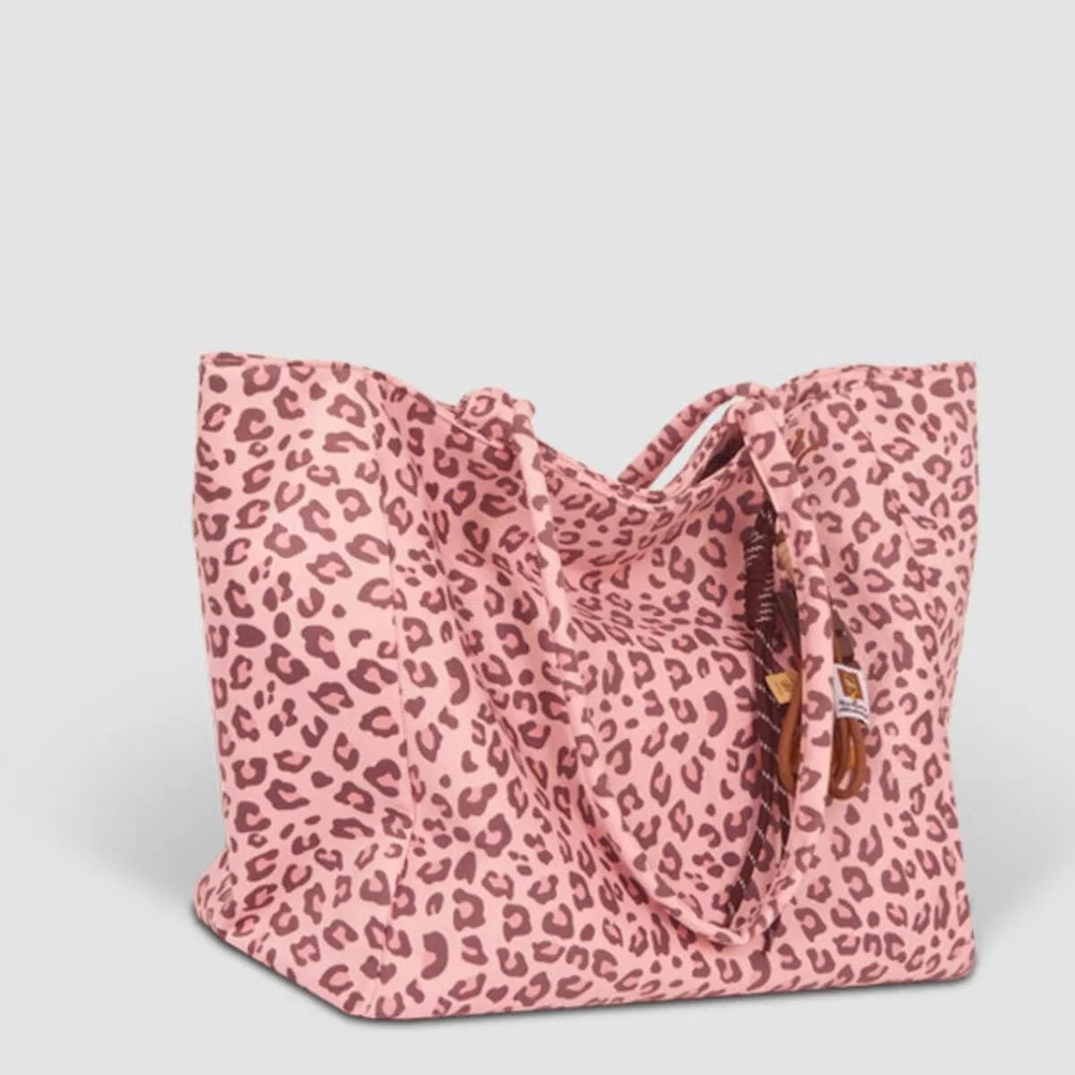 Leopard Print Oversized Tote Bag designed for comfort and style at Lookzlike