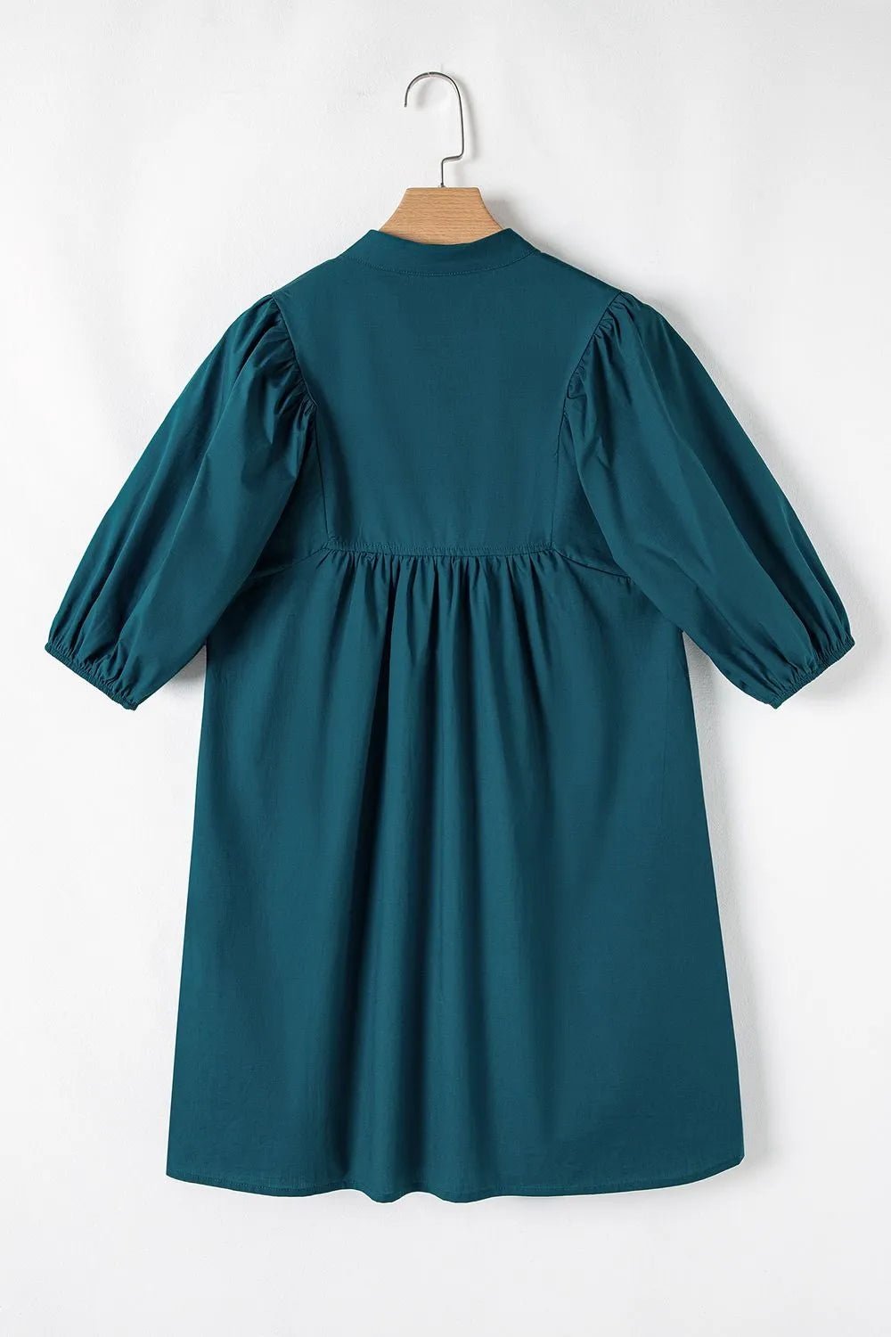 Loose Fit Puff Sleeve Mini Dress designed for comfort and style at Lookzlike